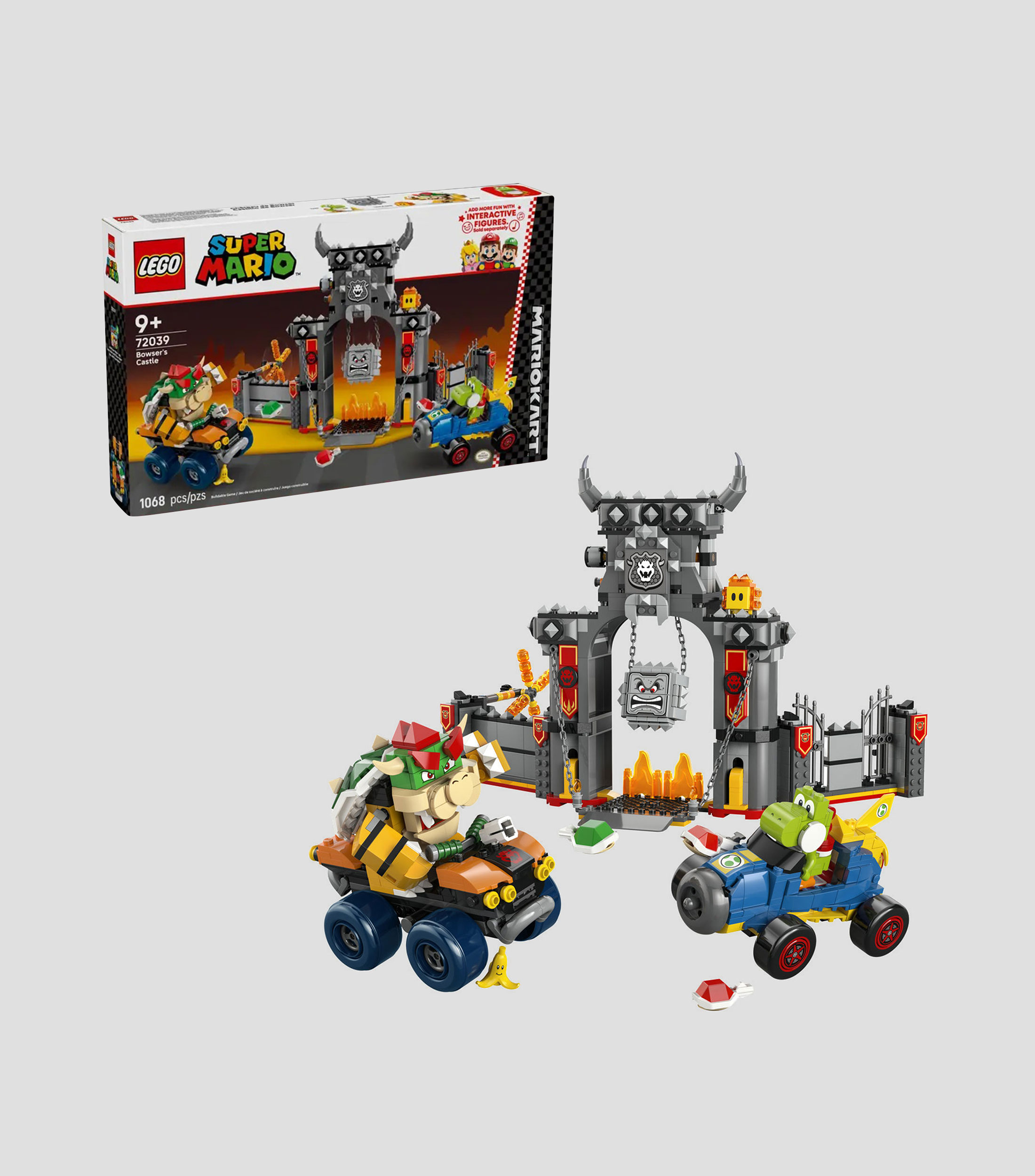 Lego Super Mario Kart Castillo de Bowser