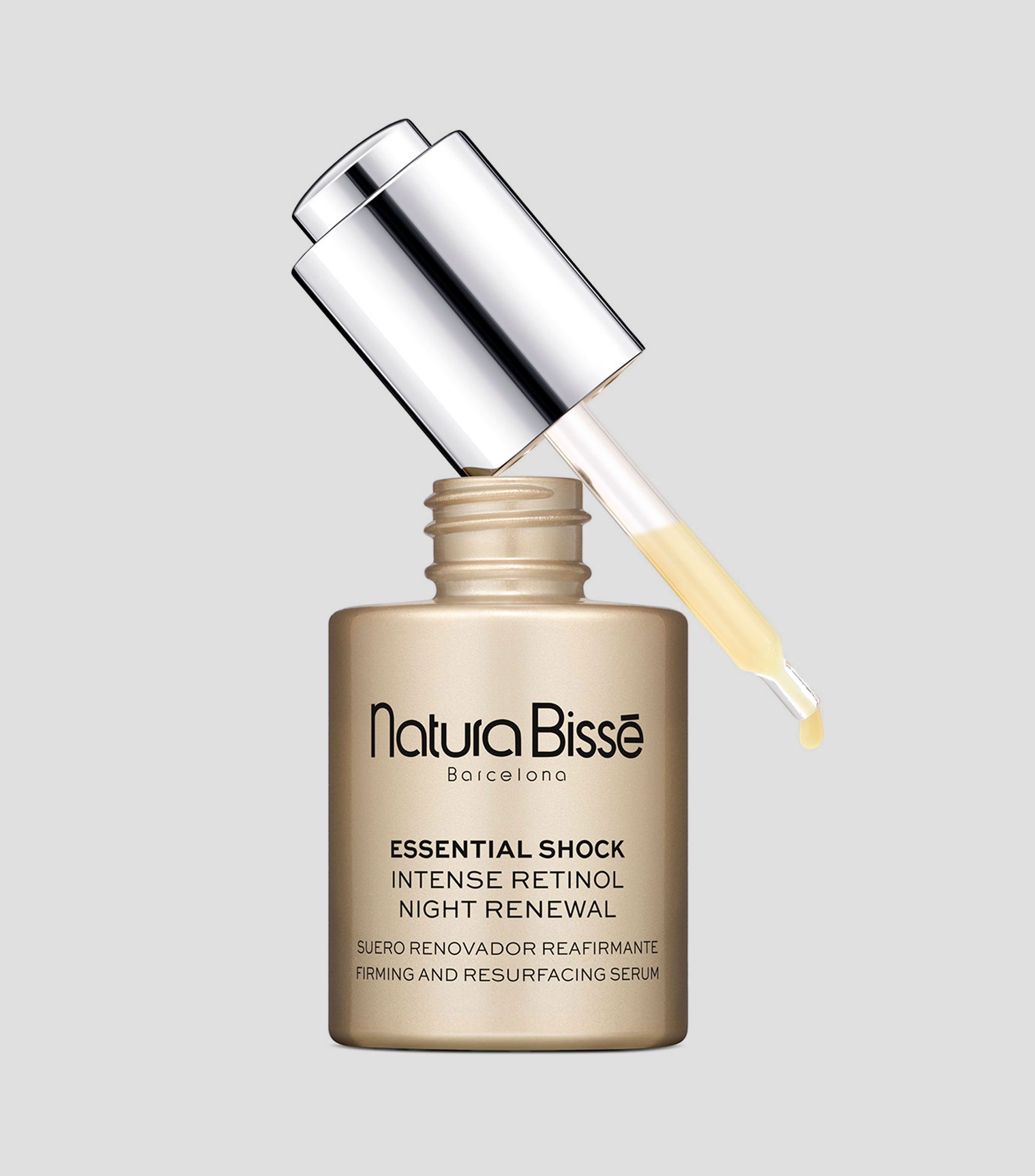 Suero Reafirmante para rostro Essential Shock Intense Retinol Night Renewal, 30 ml