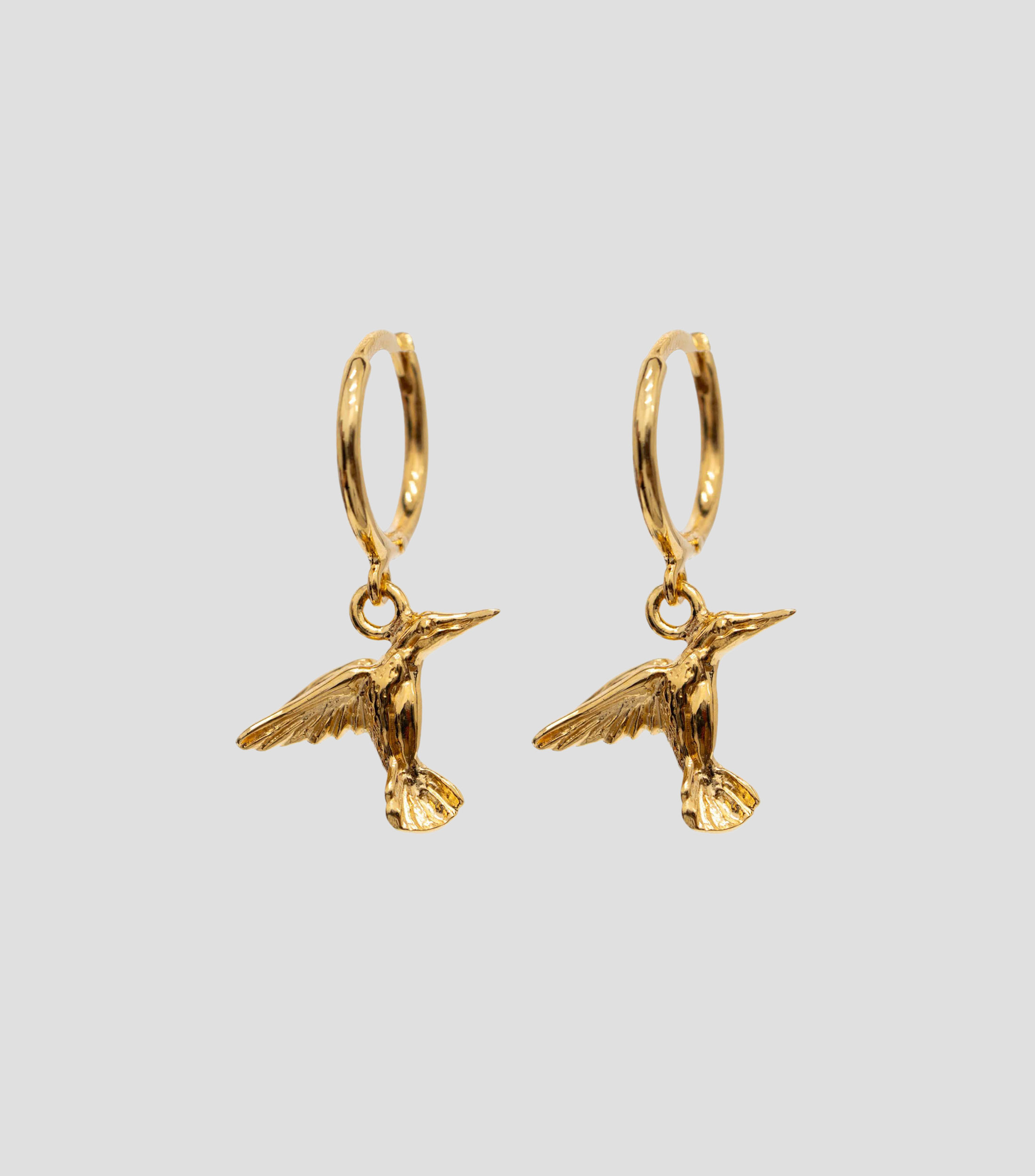Arracadas colibrí Mujer