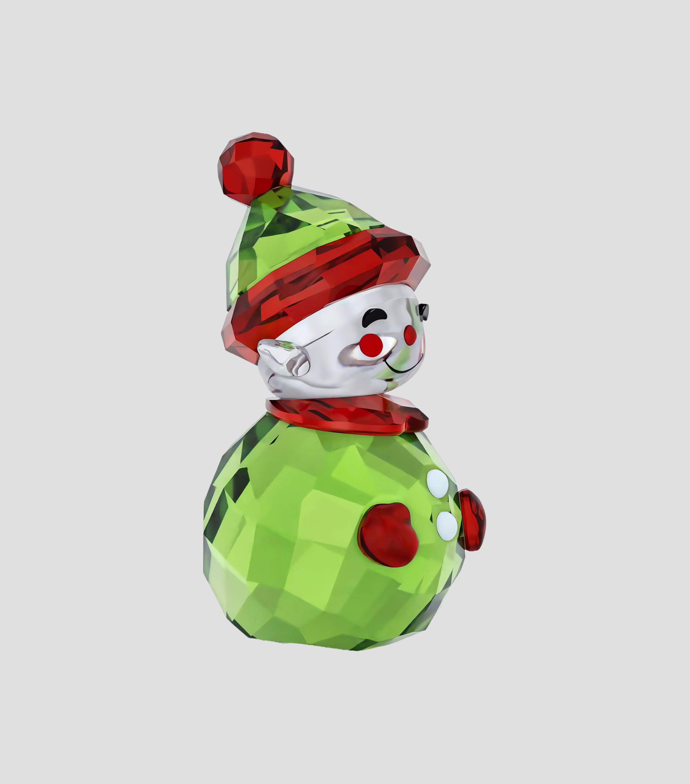 Figura decorativa Holiday Cheers Rocking Elfo en cristal