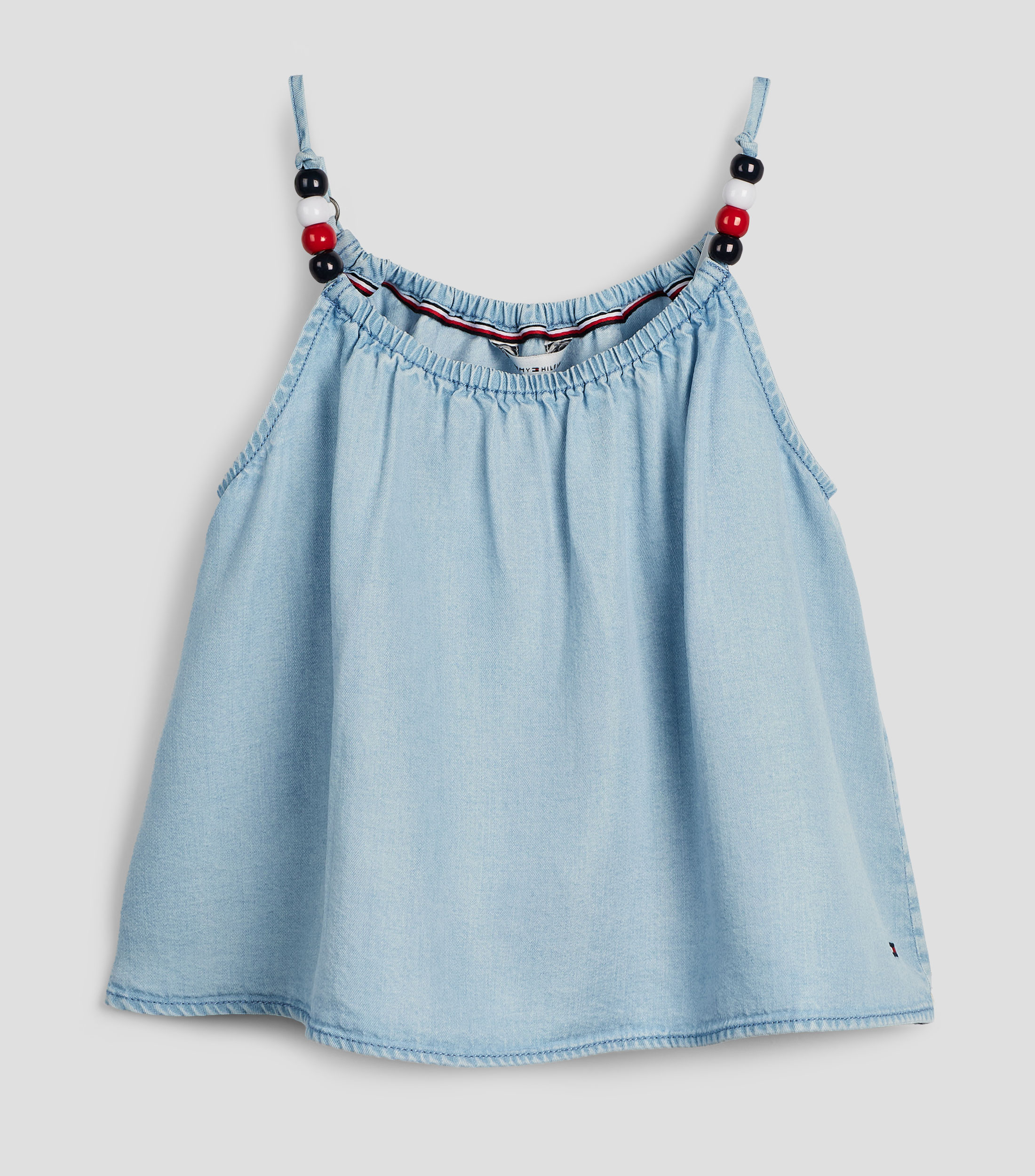 Blusa lisa sin mangas Niña