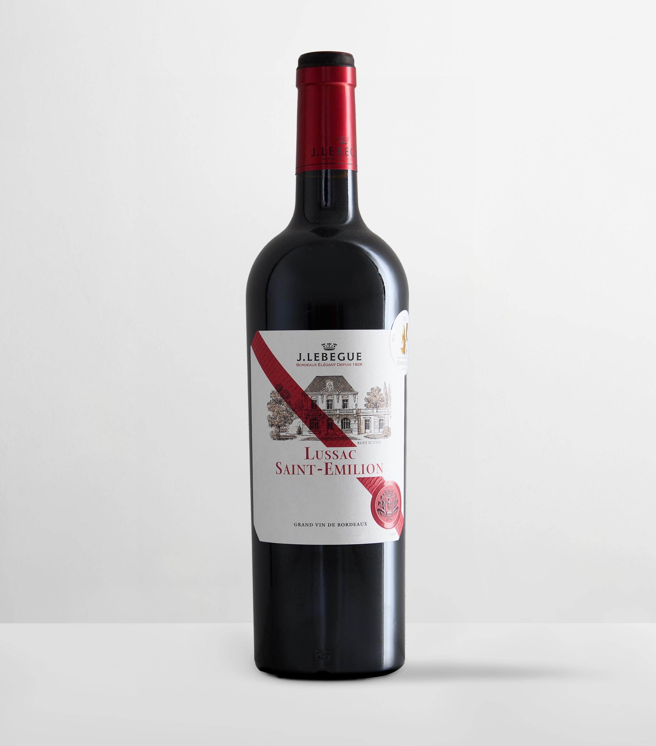 Vino Tinto Cabernet Sauvignon J. Lebegue Lussac-Saint-Emilion 2024, 750 ml