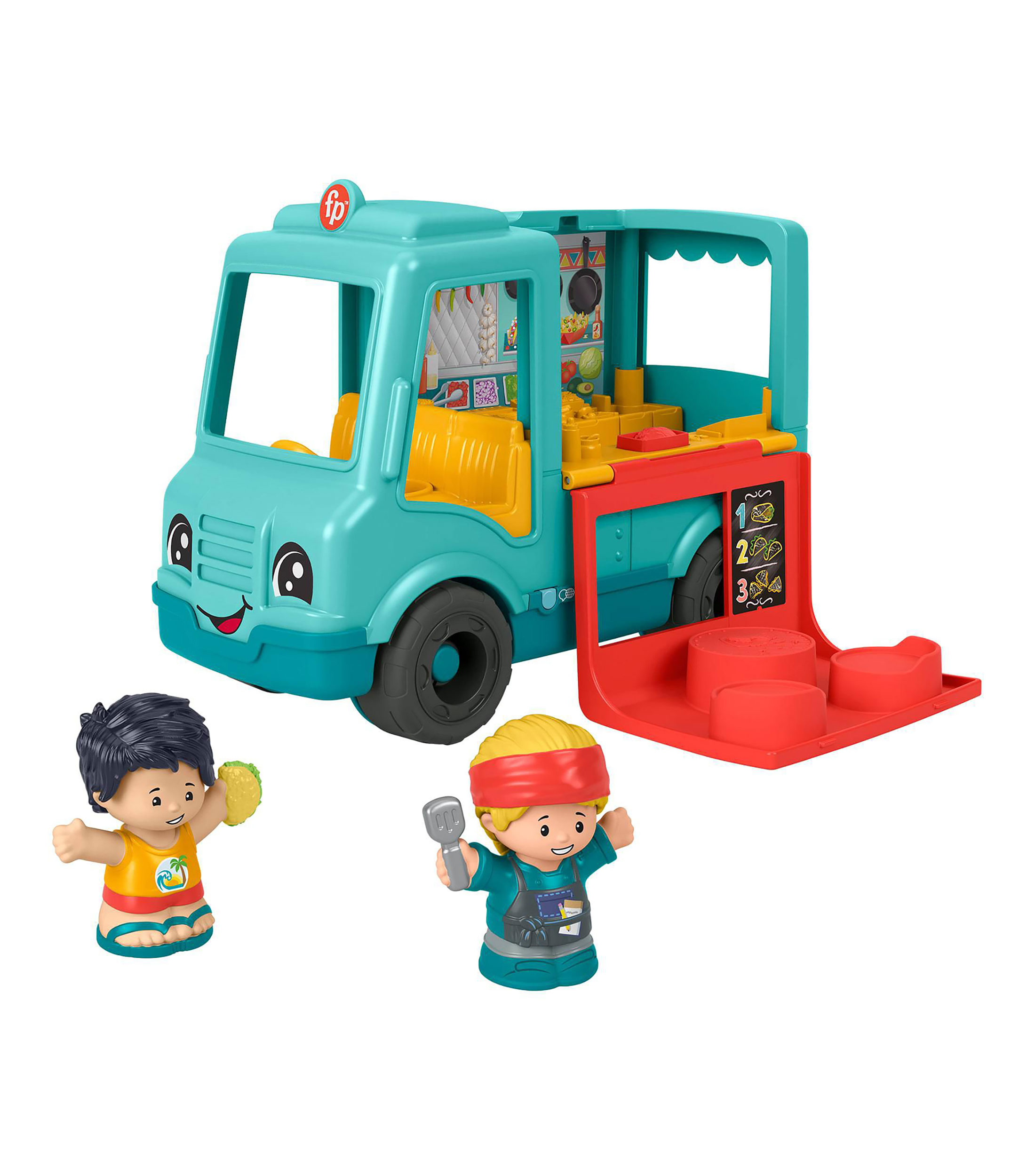 Playset Little People - Camión de Comida