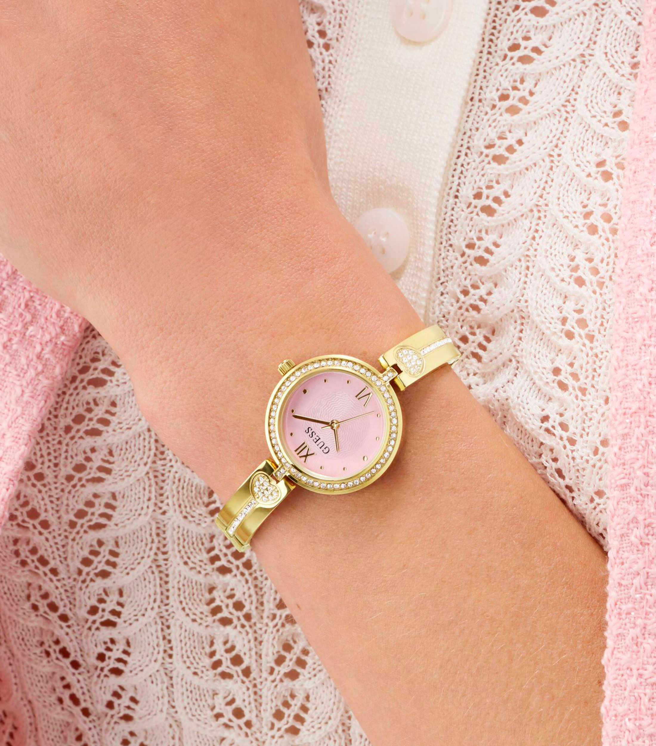 Reloj para Mujer Lovey casual dorado