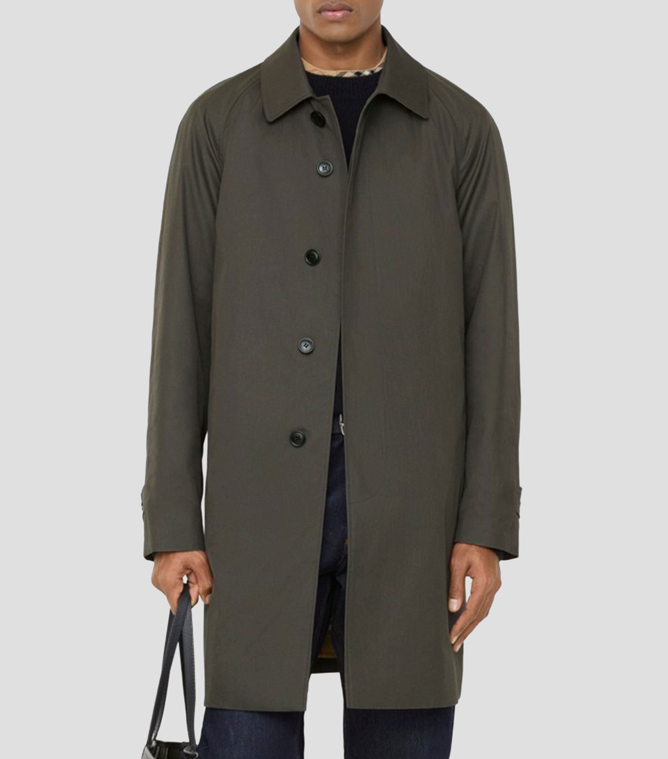 Abrigo Midi con botonadura Hombre