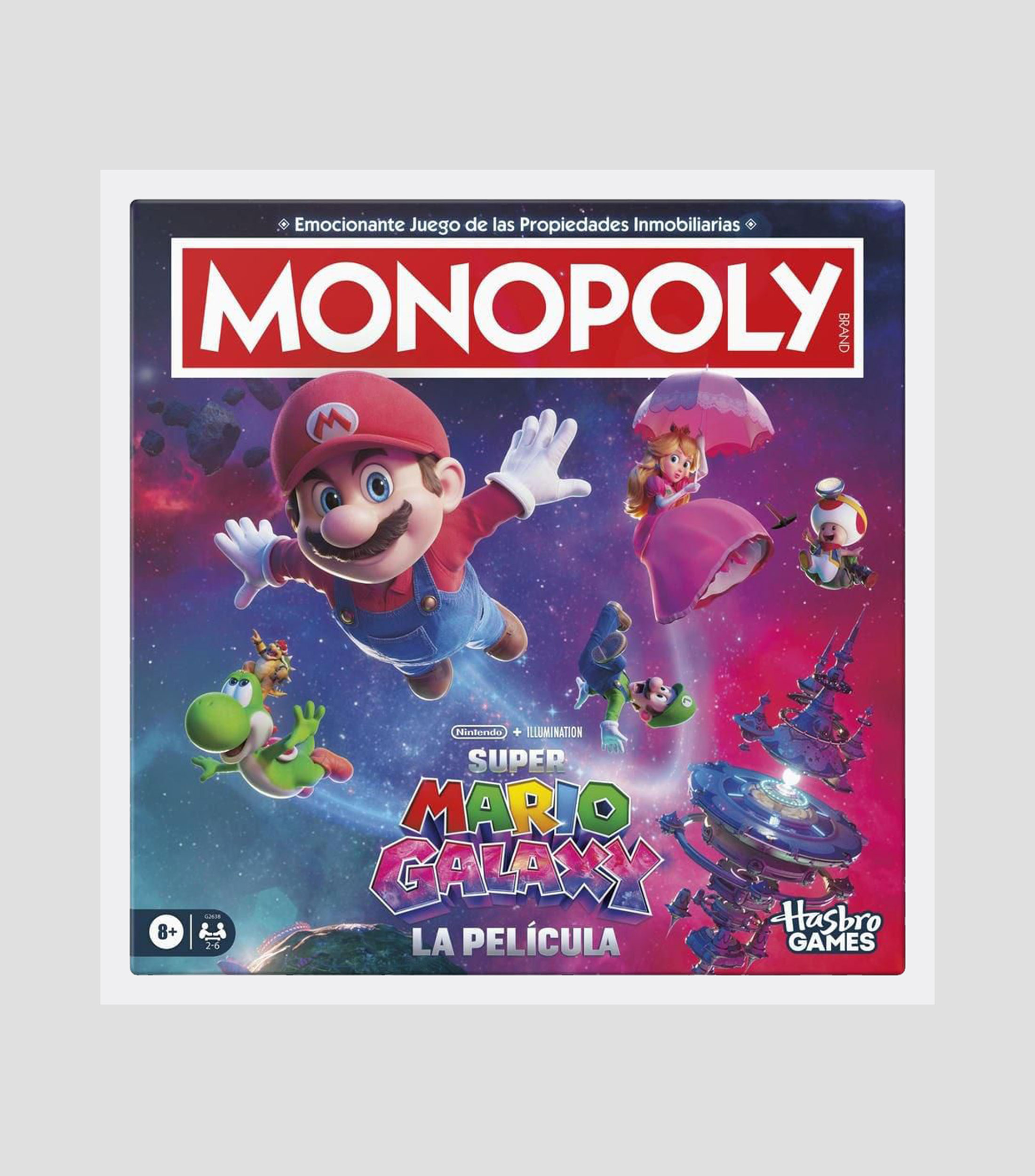Juego de mesa Monopoly Super Mario Galaxy La Película