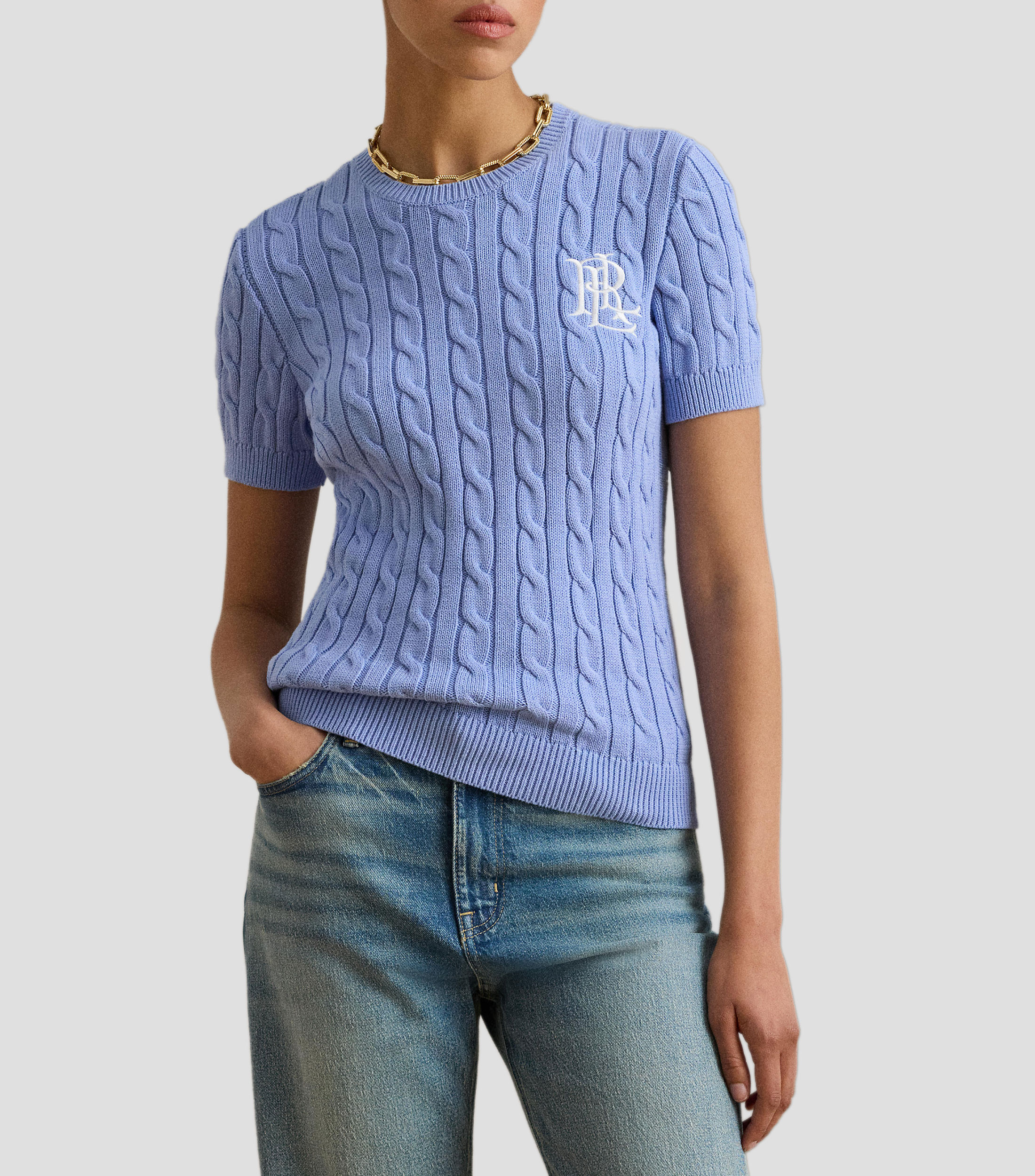 Suéter cuello redondo Mujer