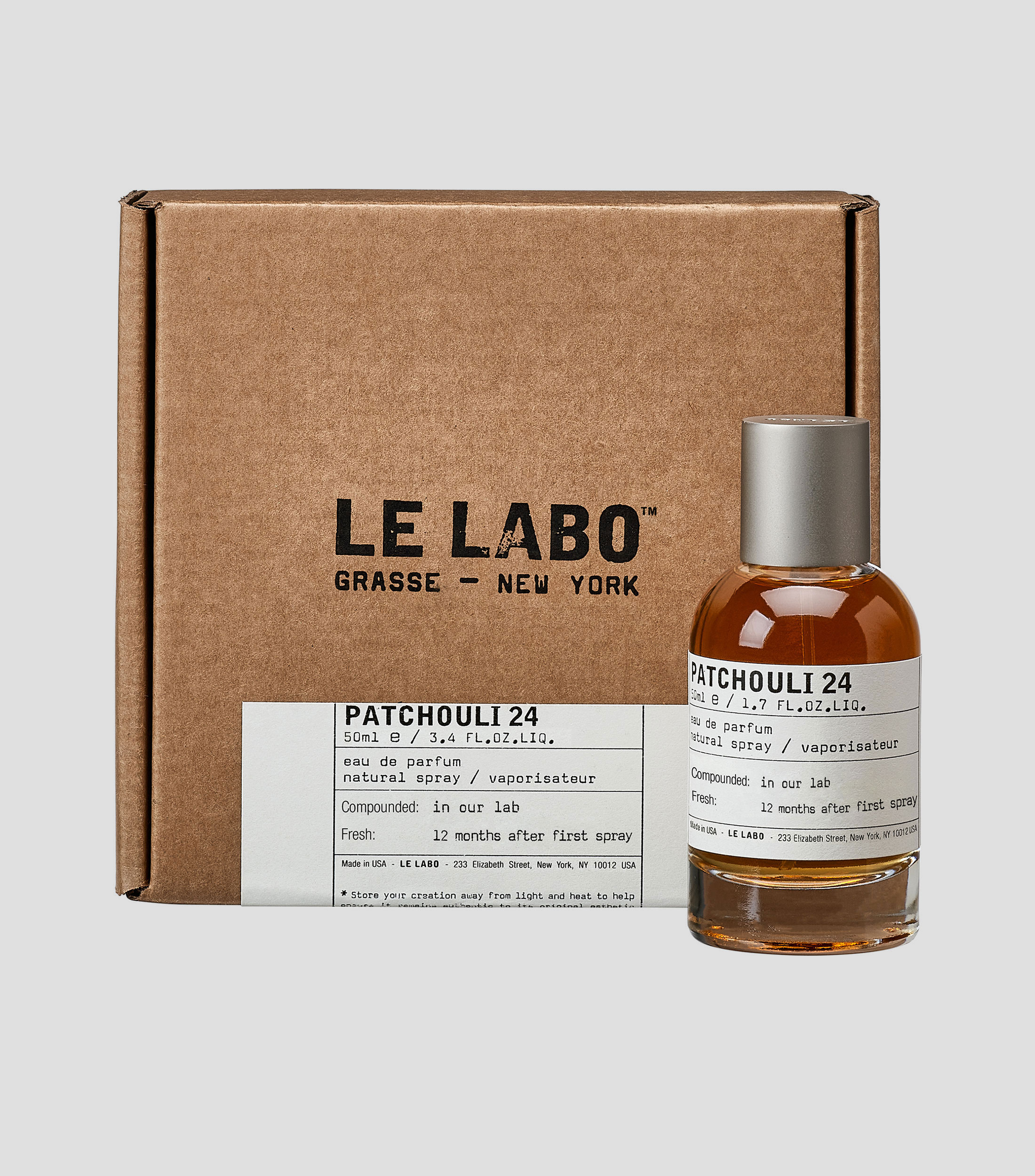 Perfume, Patchouli 24 Eau de Parfum, 50 ml Unisex