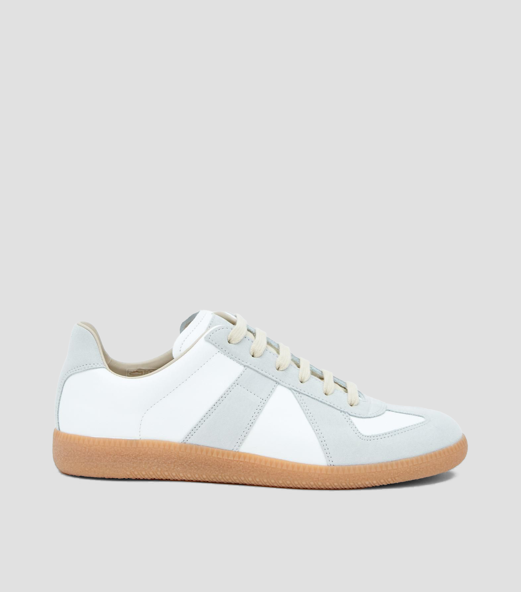 Tenis Casuales en Piel Bicolor Replica Mujer