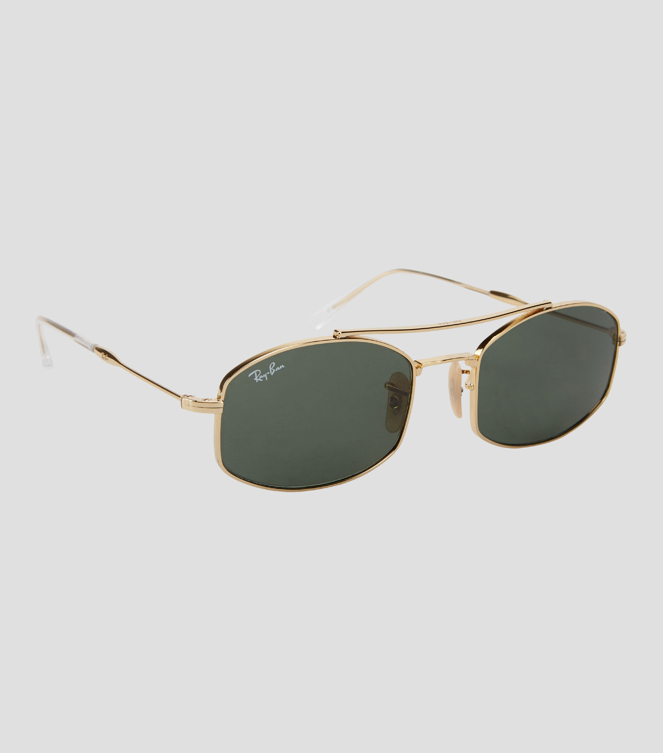 Lentes de sol Ovalados Dorados Hombre