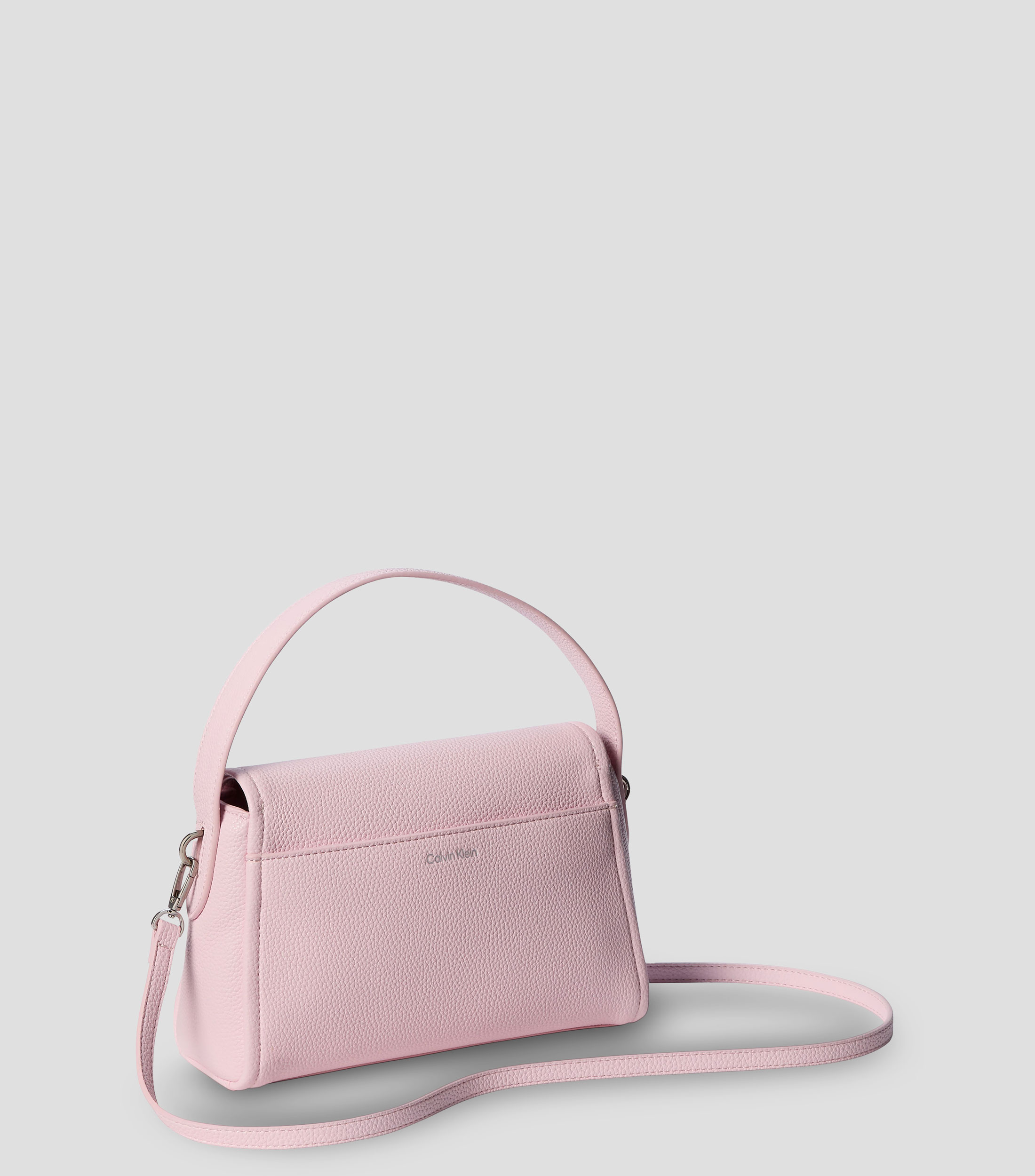 Bolsa shoulder rosa Emblem Pebble lisa Mujer