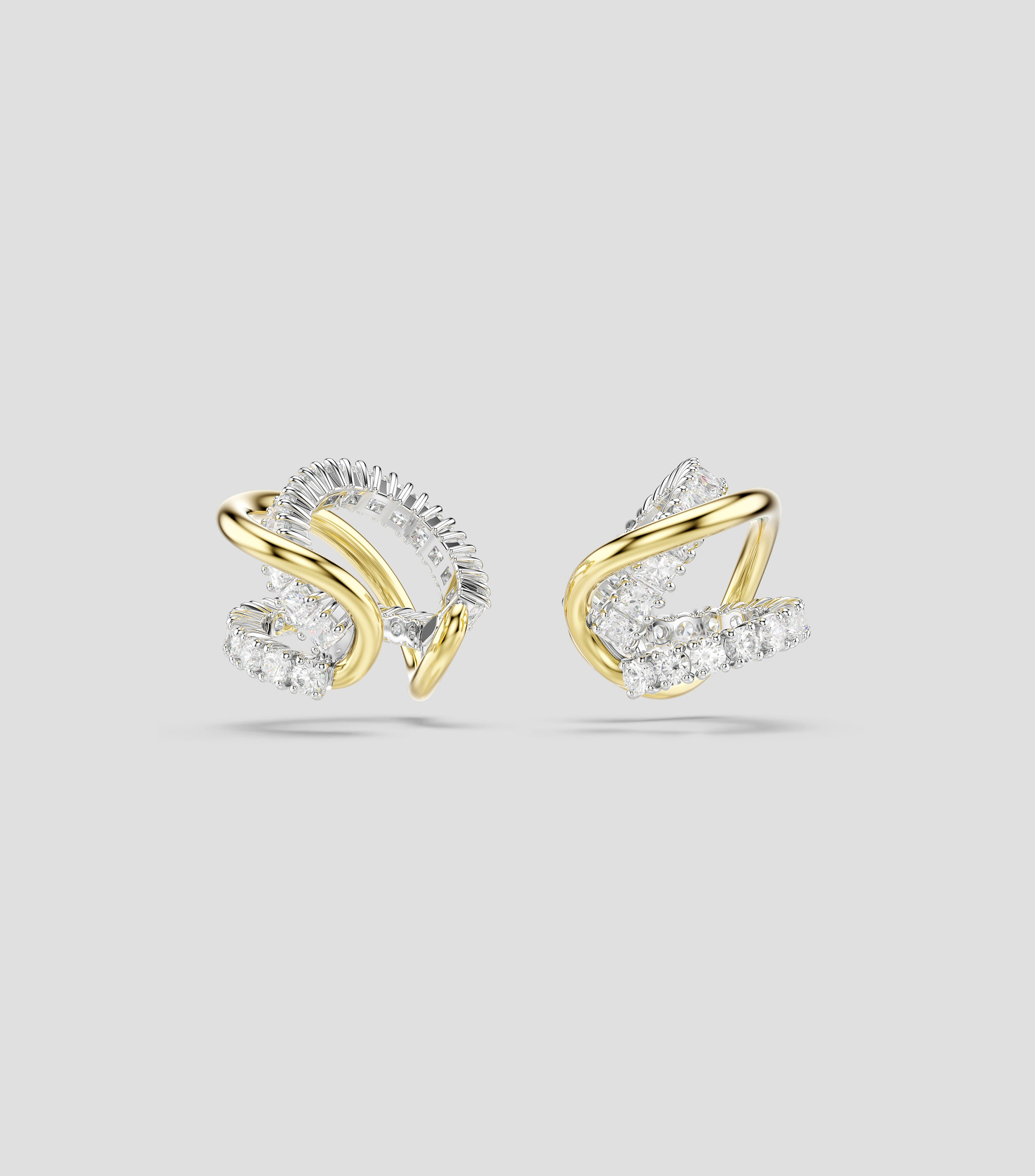 Pendientes Hyperbola White Mix con cristal Swarovski Mujer