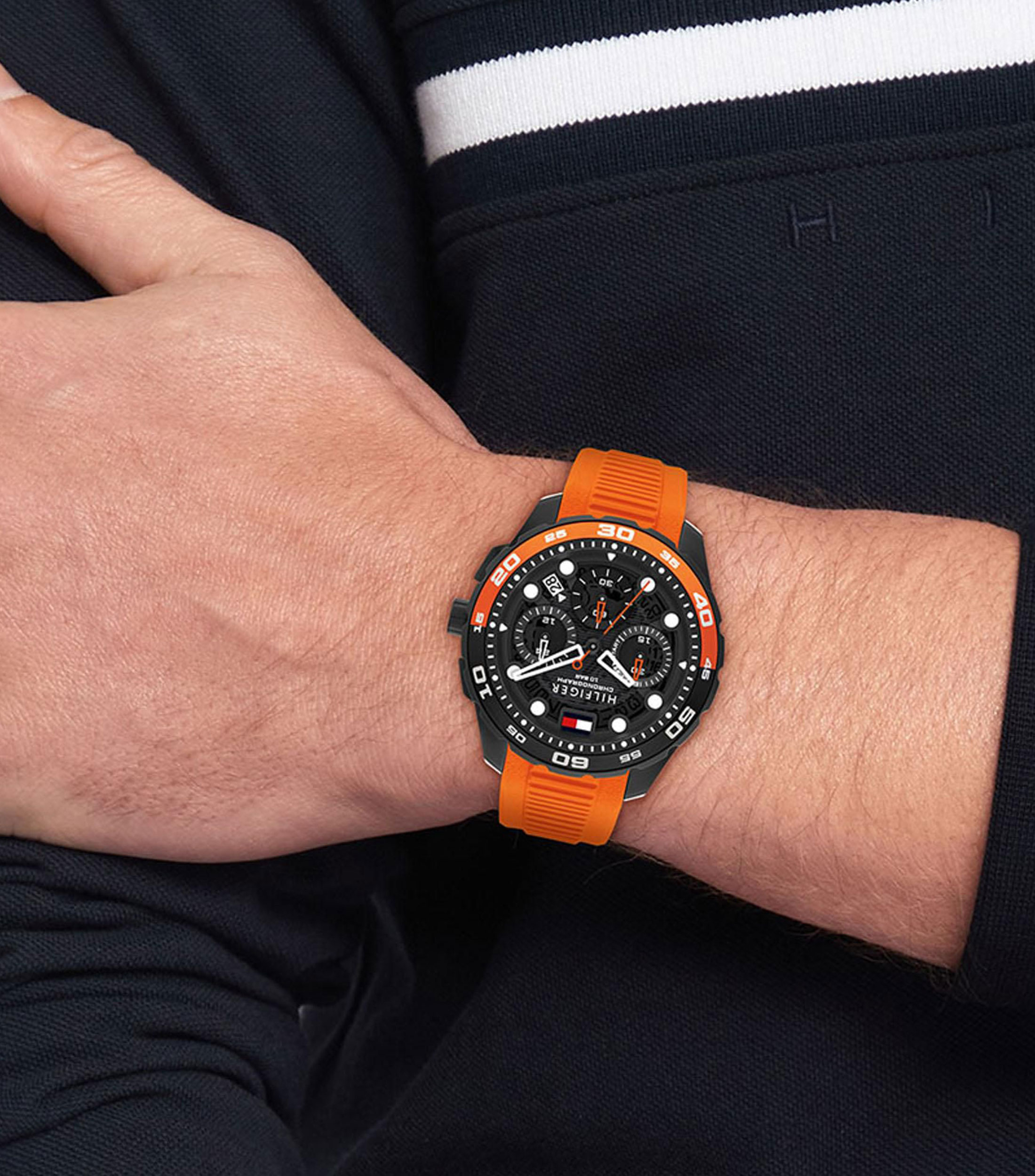 Reloj para hombre TH-Regatta Deportivo, Negro