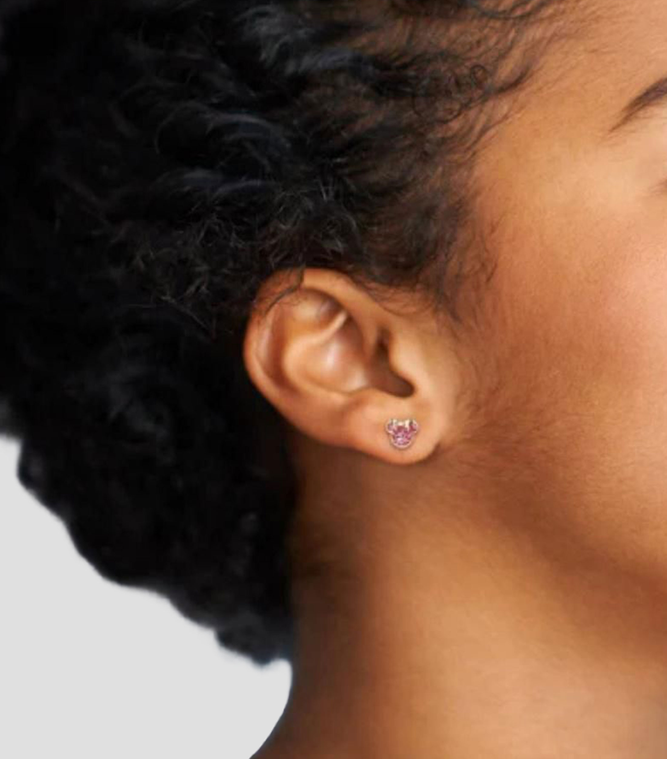 Aretes en Oro de 14 Kilates Minnie Niña