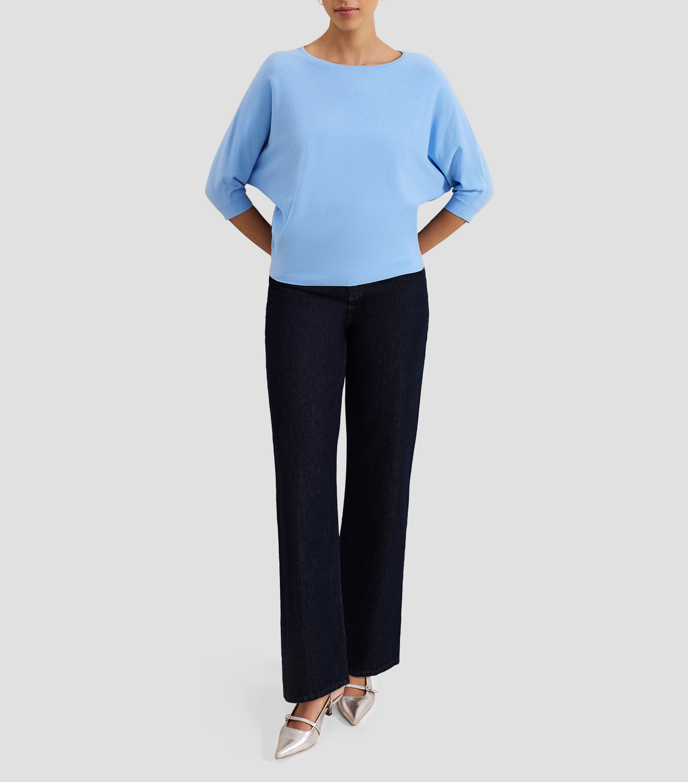 Sueter de cuello redondo Mujer