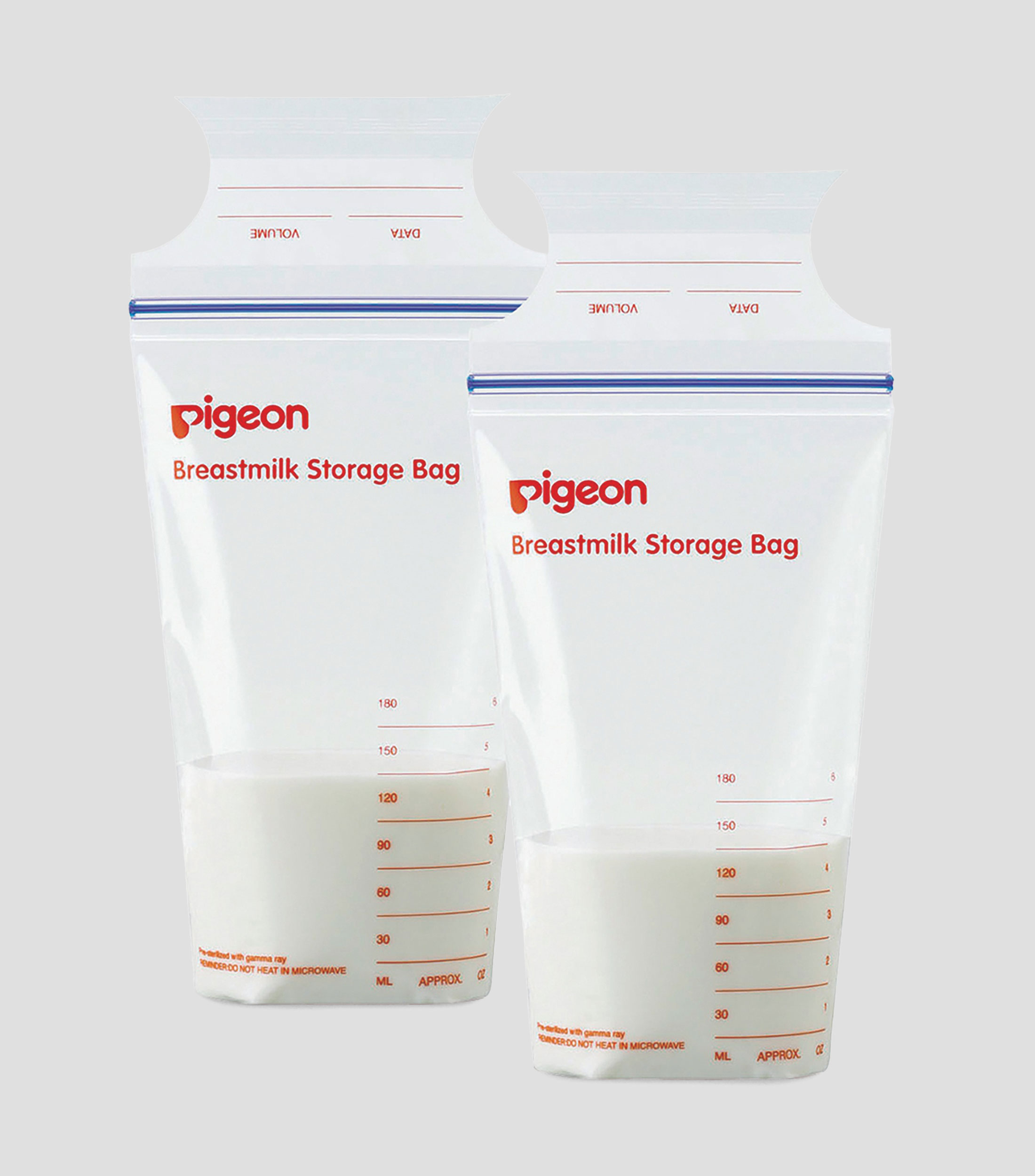 Bolsas Almacenadoras para leche Materna 180 ml