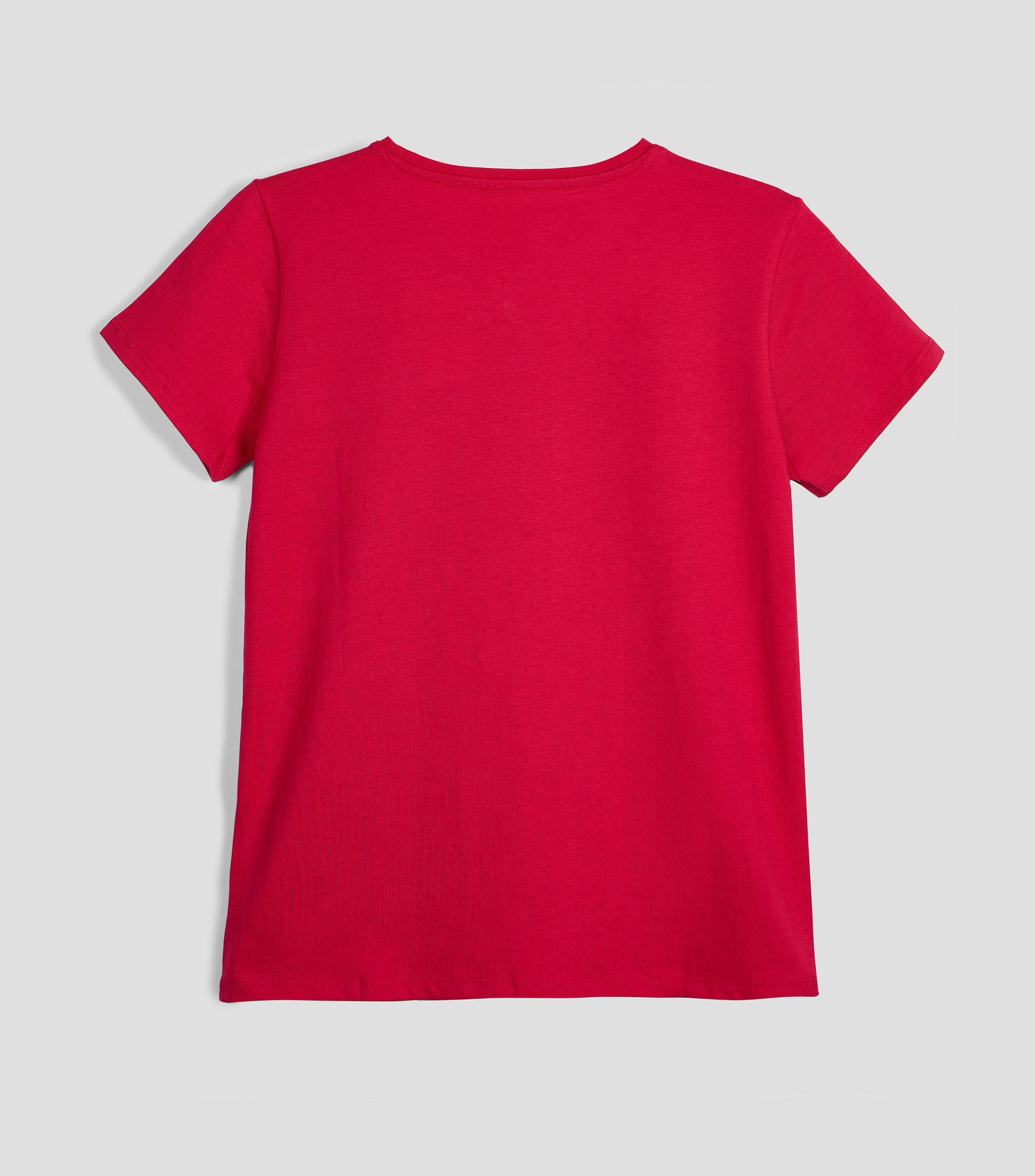 Playera cuello redondo manga corta estampado Niña