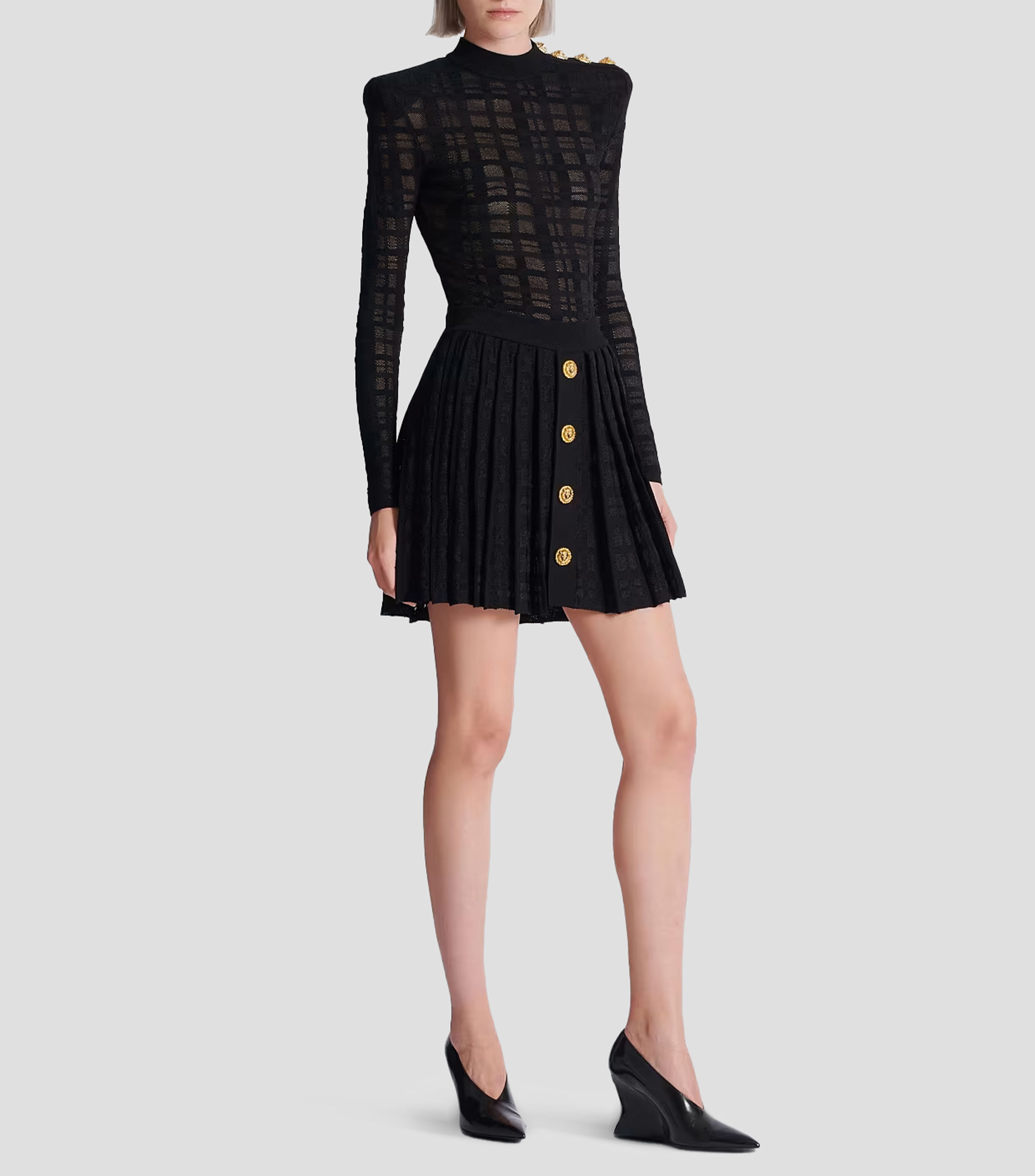 Falda corta de corte A lisa Mujer