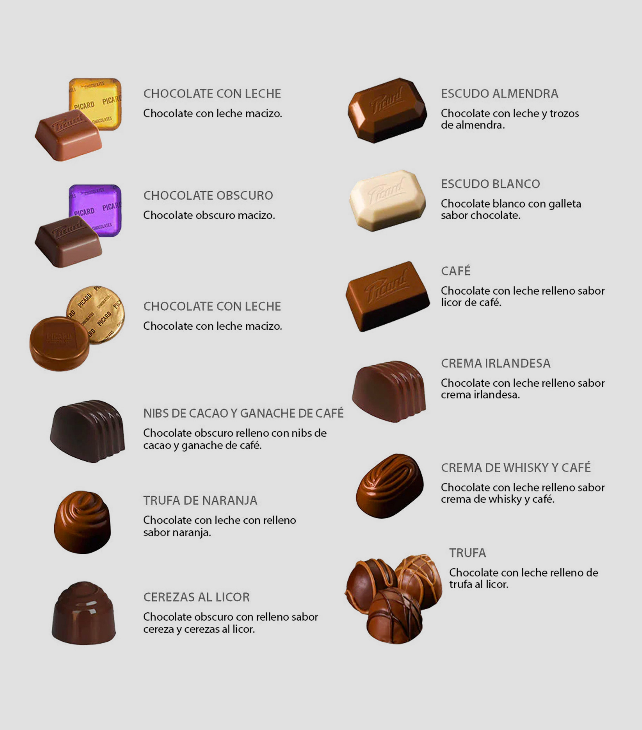 Estuche Rígido Chocolate Surtido Selecto, 270 g