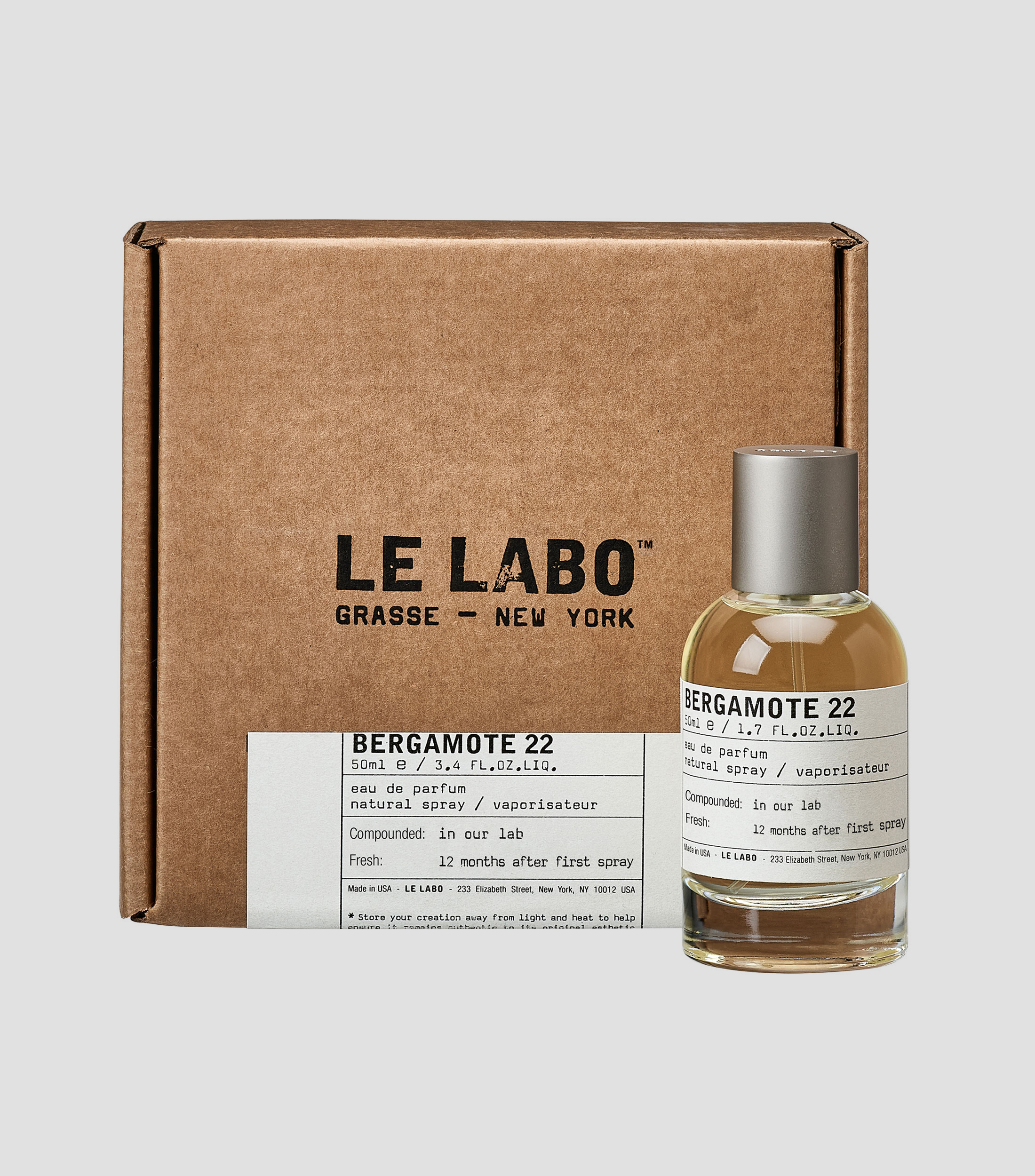 Perfume Bergamote 22 Eau de Parfum, 50 ml Unisex
