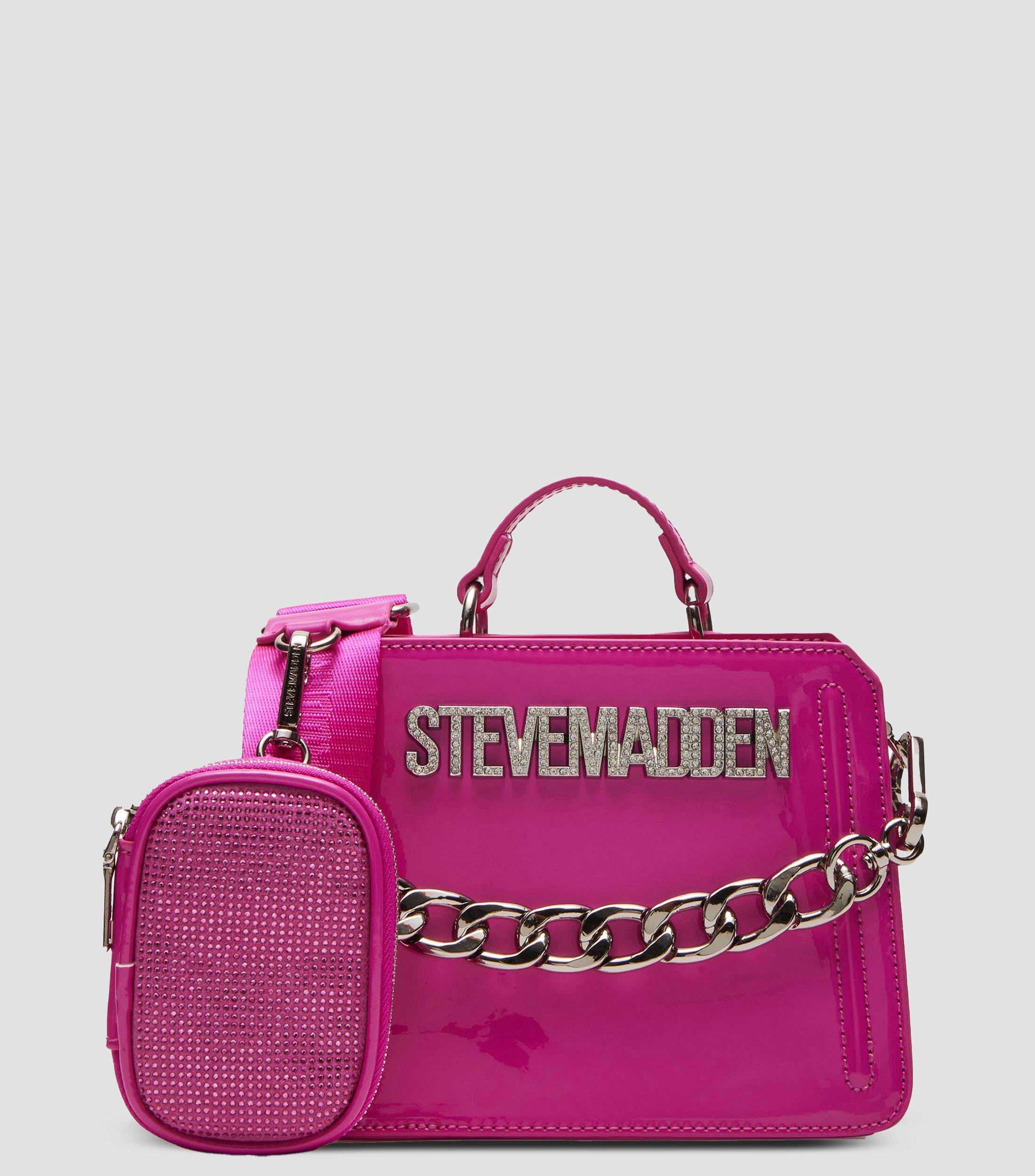 Bolsa satchel Bevelynmr charol Mujer