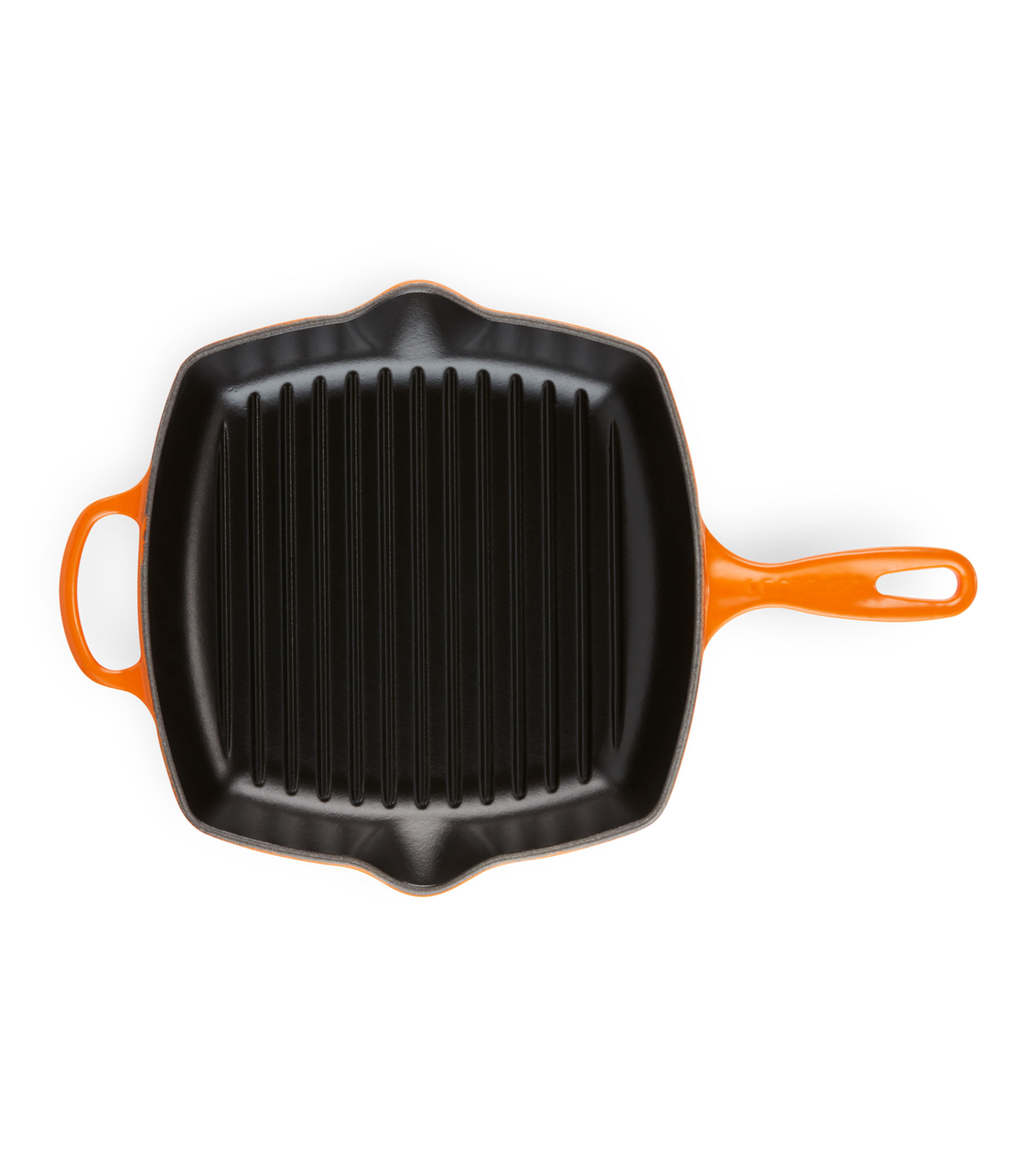 Skillet Grill en Hierro Colado Esmaltado de 26 cm Naranja Flame