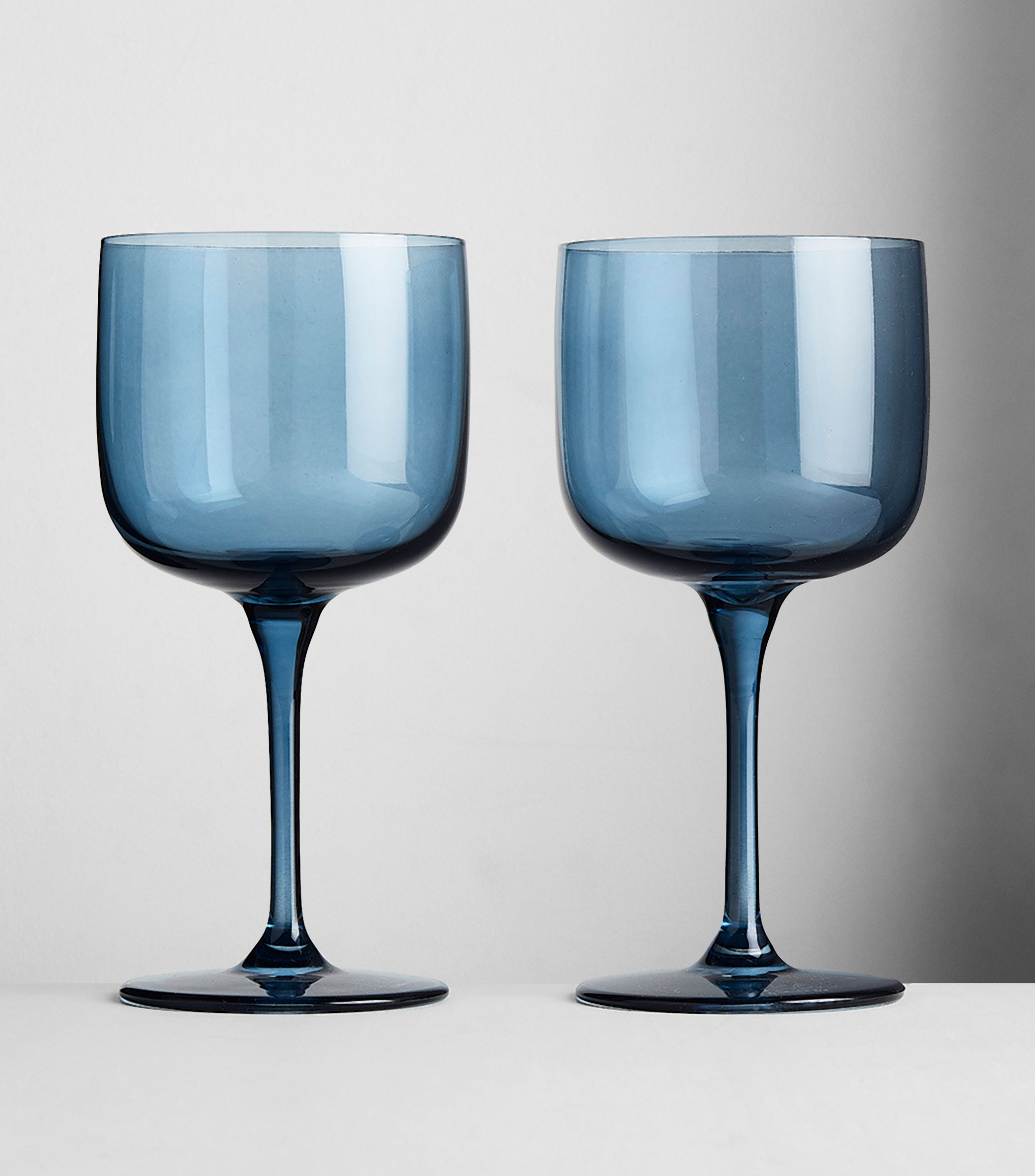 Set de 2 copas de vino Like, azul