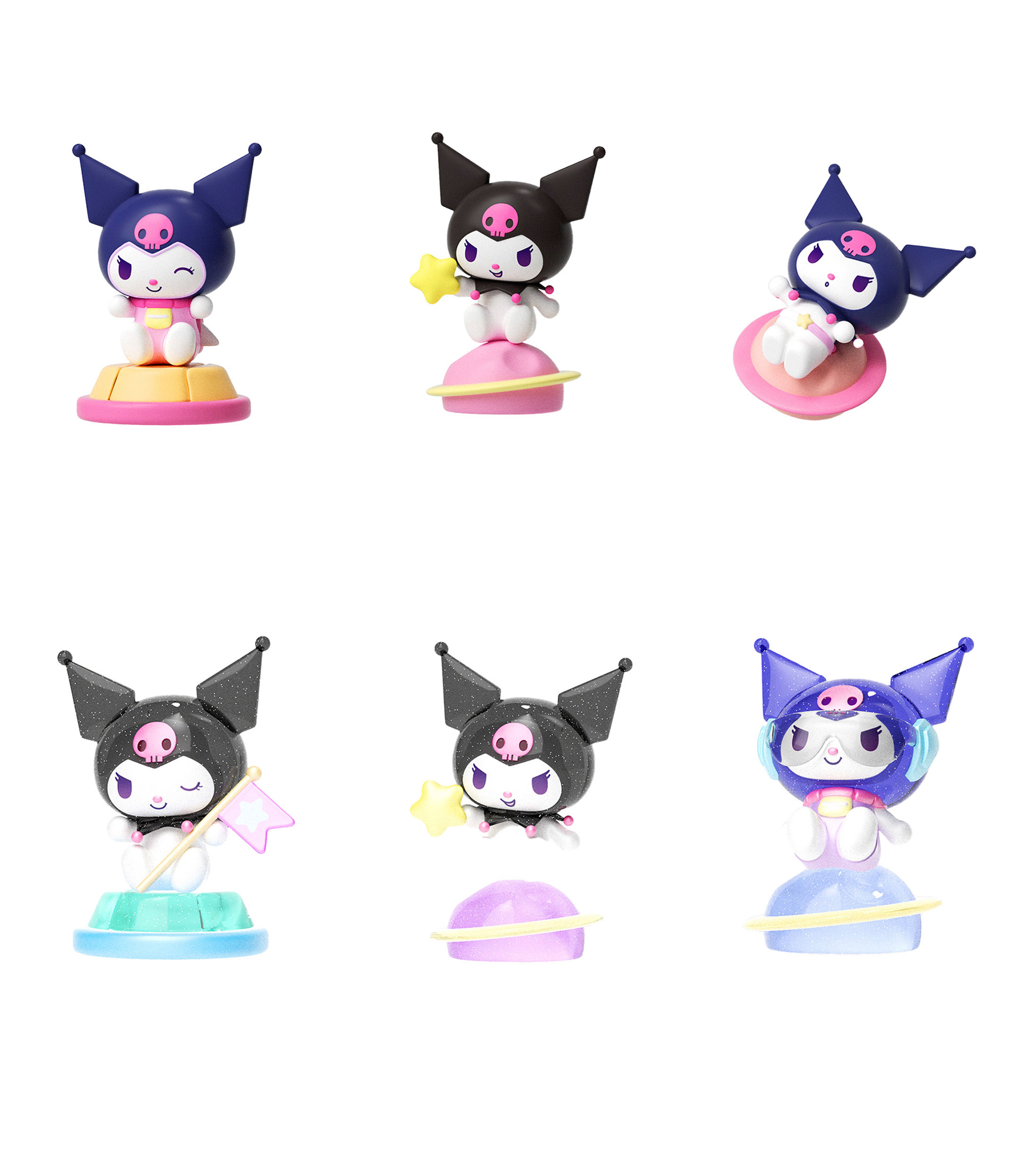 Juguete sorpresa Kuromi Caza de luz galáctica
