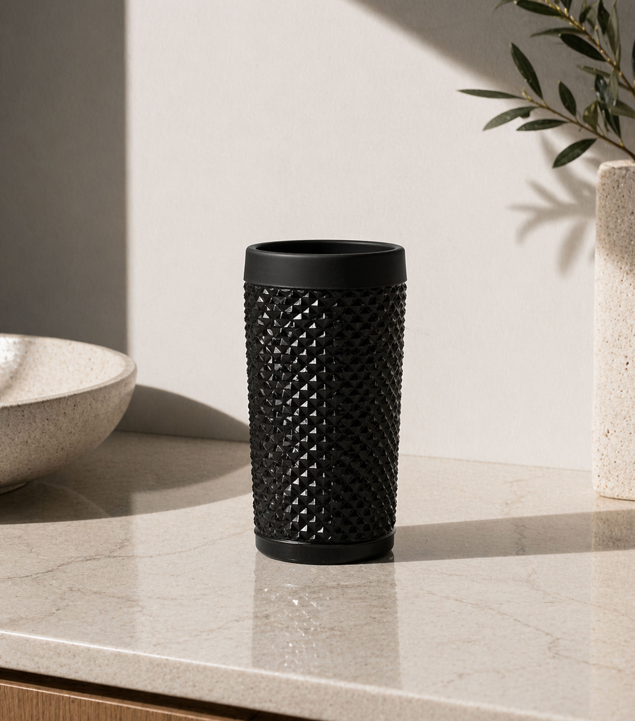 Vaso MB negro en cerámica
