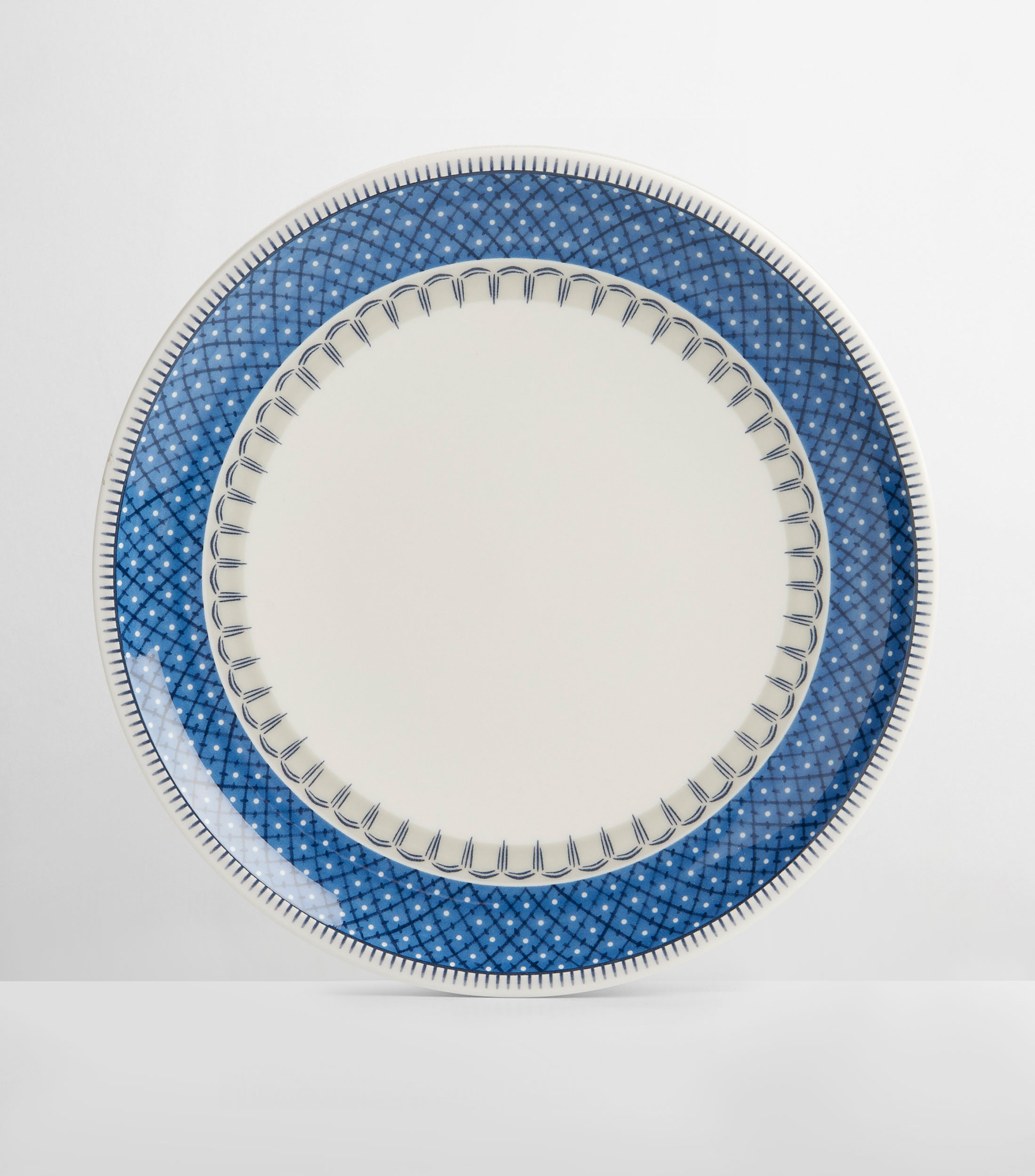 Plato para postre Casale Blu con rombos