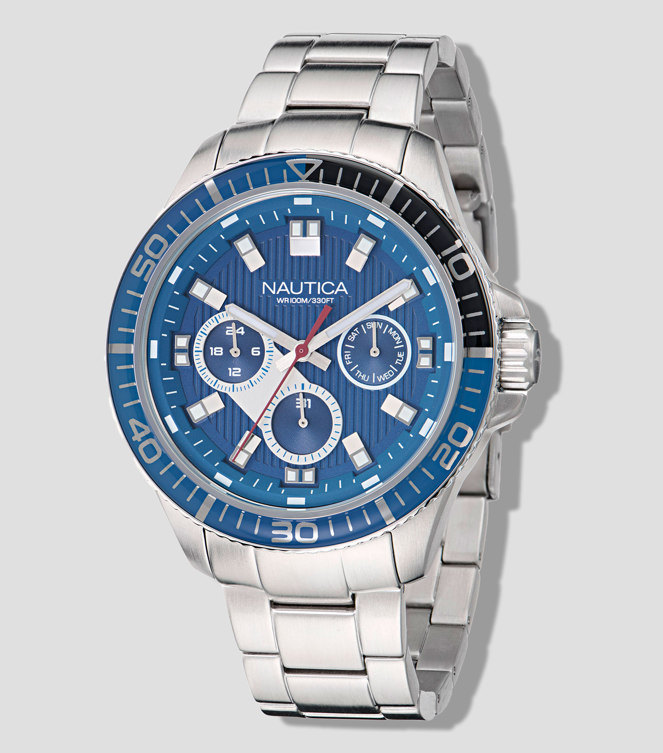 Reloj para Hombre Windrose Deportivo, Plateado
