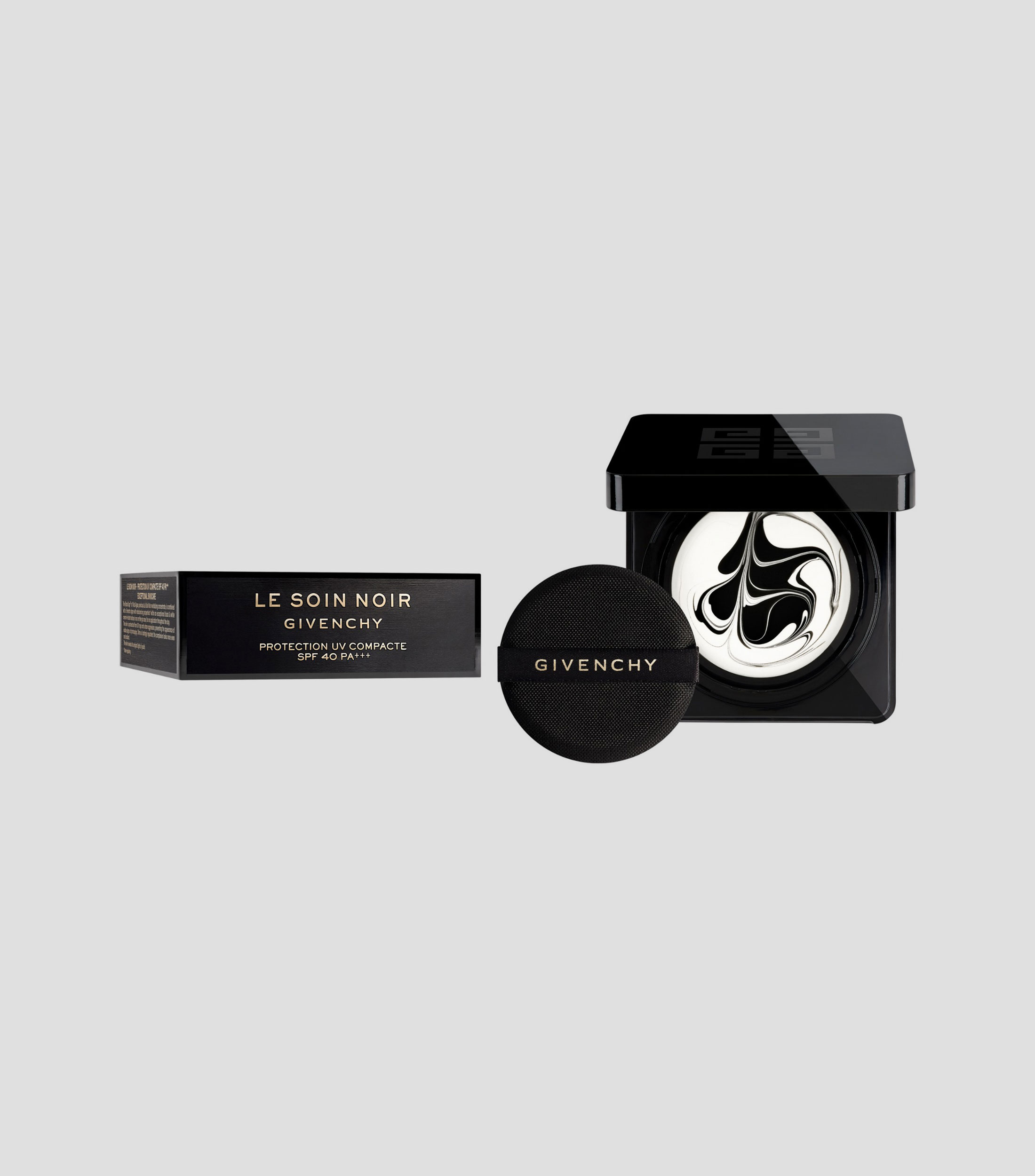 Balsamo para el rostro Le Soin Noir protector compacto con proteccion UV SPF 40 PA, 12 g