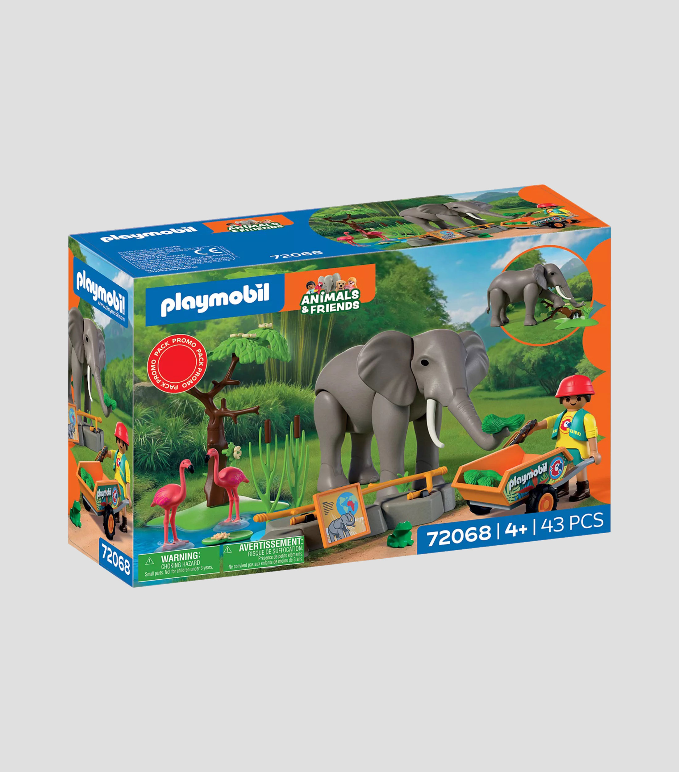 Playset Elefante con cuidador