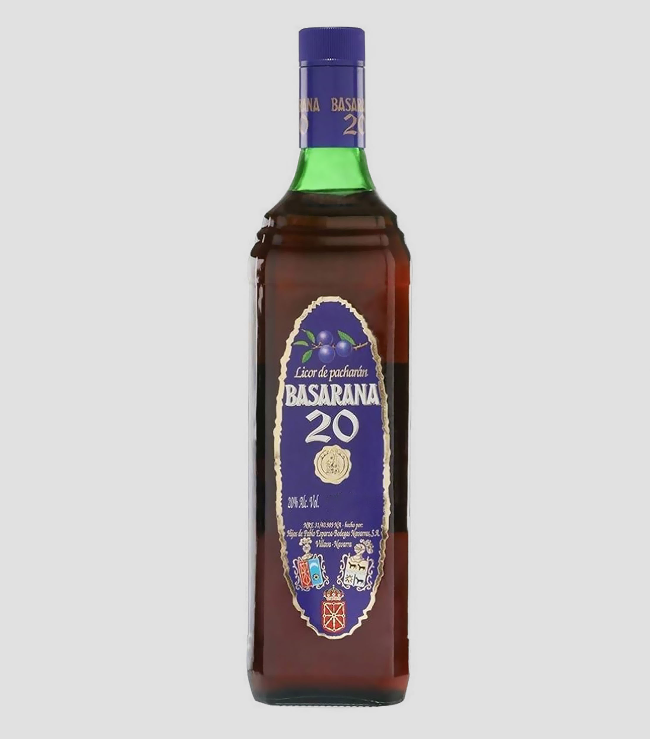 Licor de Pacharán Basarana 20, 1 L