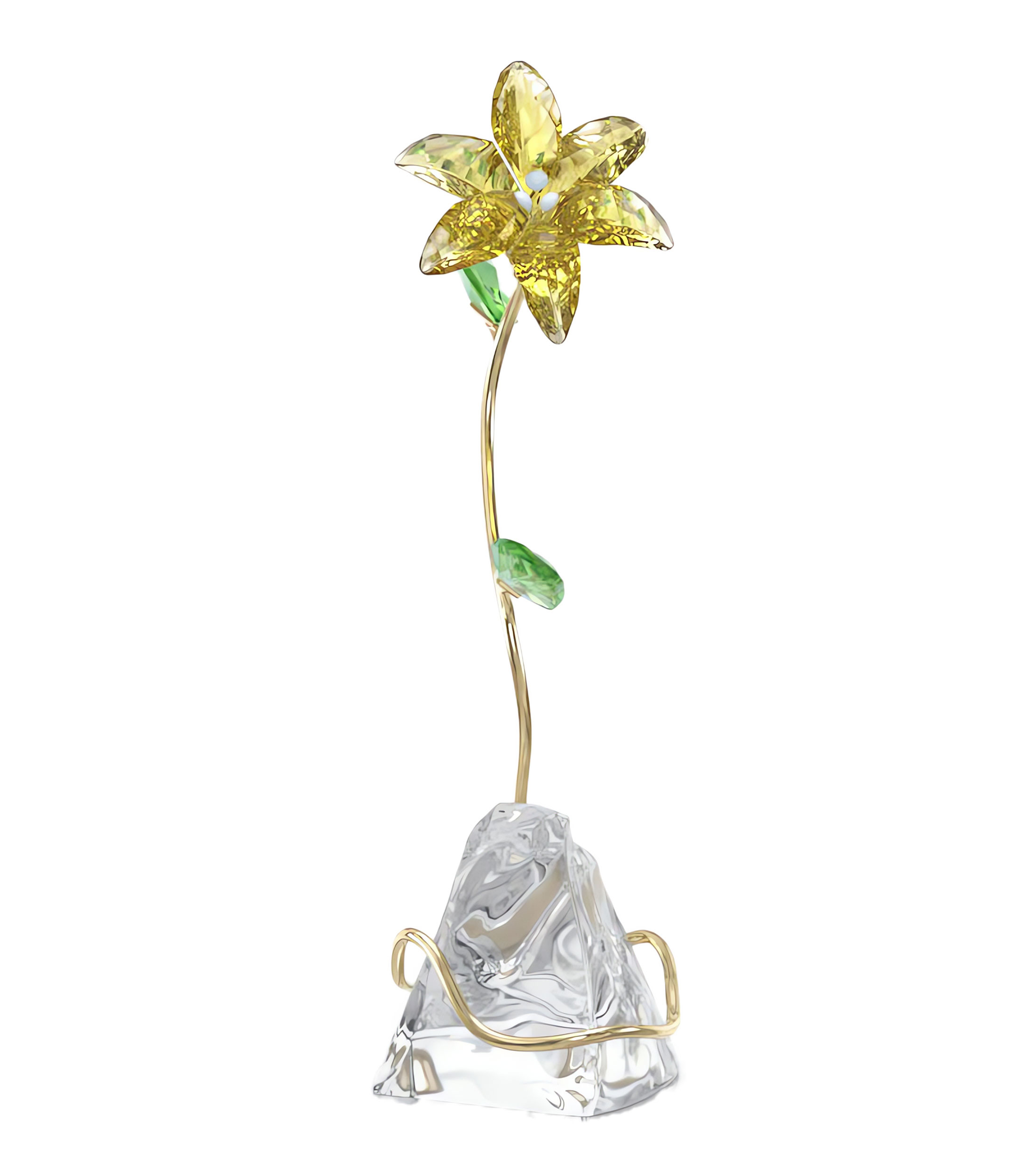 Figura decorativa Florere Lirio en cristal