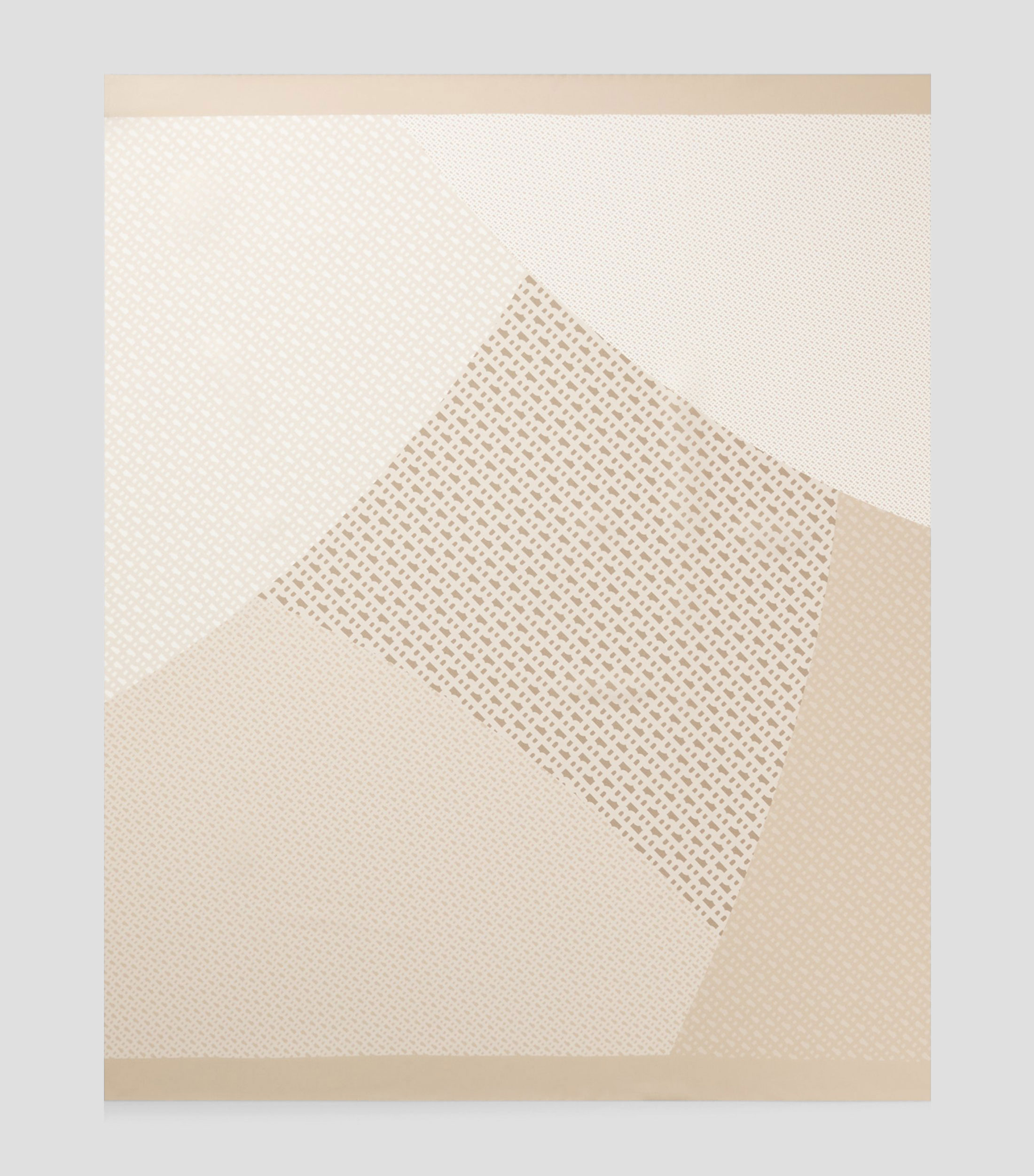 Mascada de sarga de seda estampada hecho en Italia Mujer