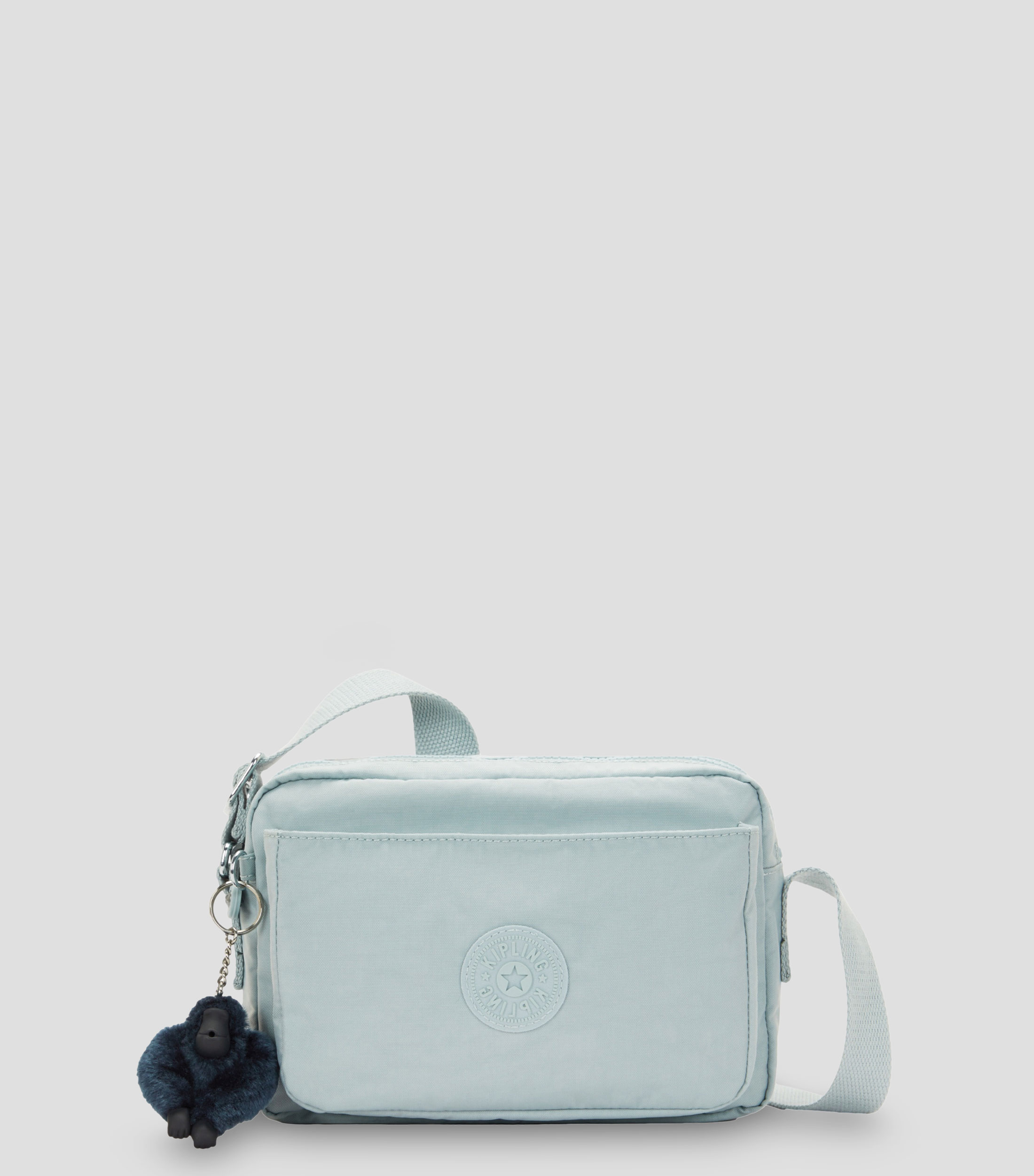 Bolsa crossbody azul lisa Mujer