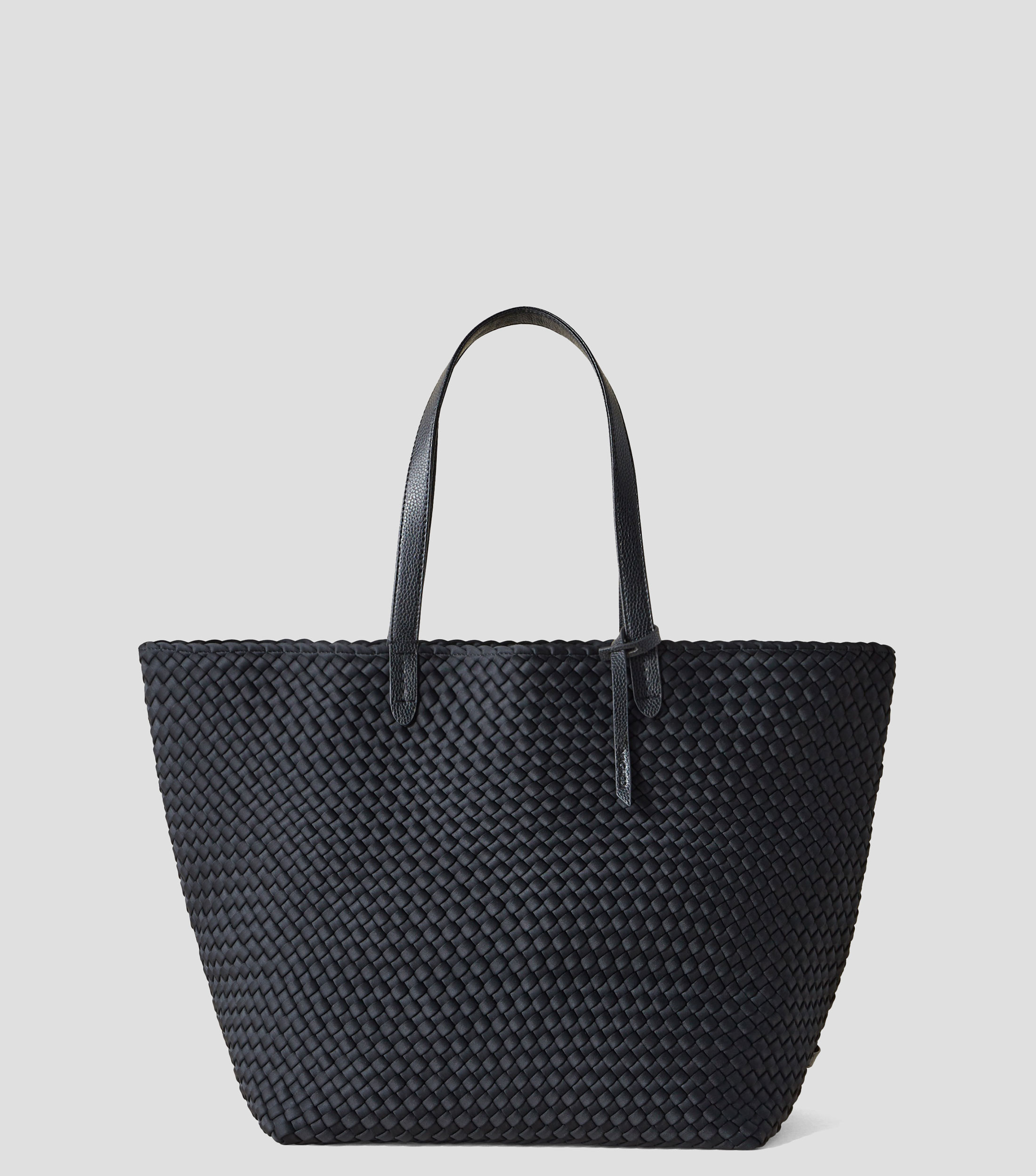 Bolsa tote negro Jetsetter liso Mujer