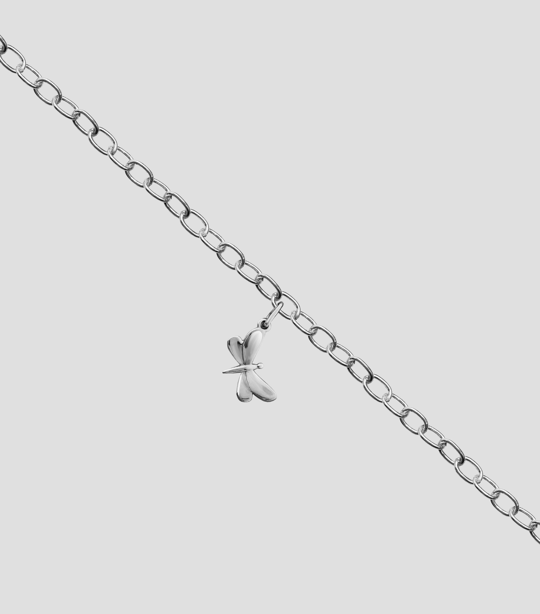 Pulsera en plata .925 con libélula Alegría Mujer
