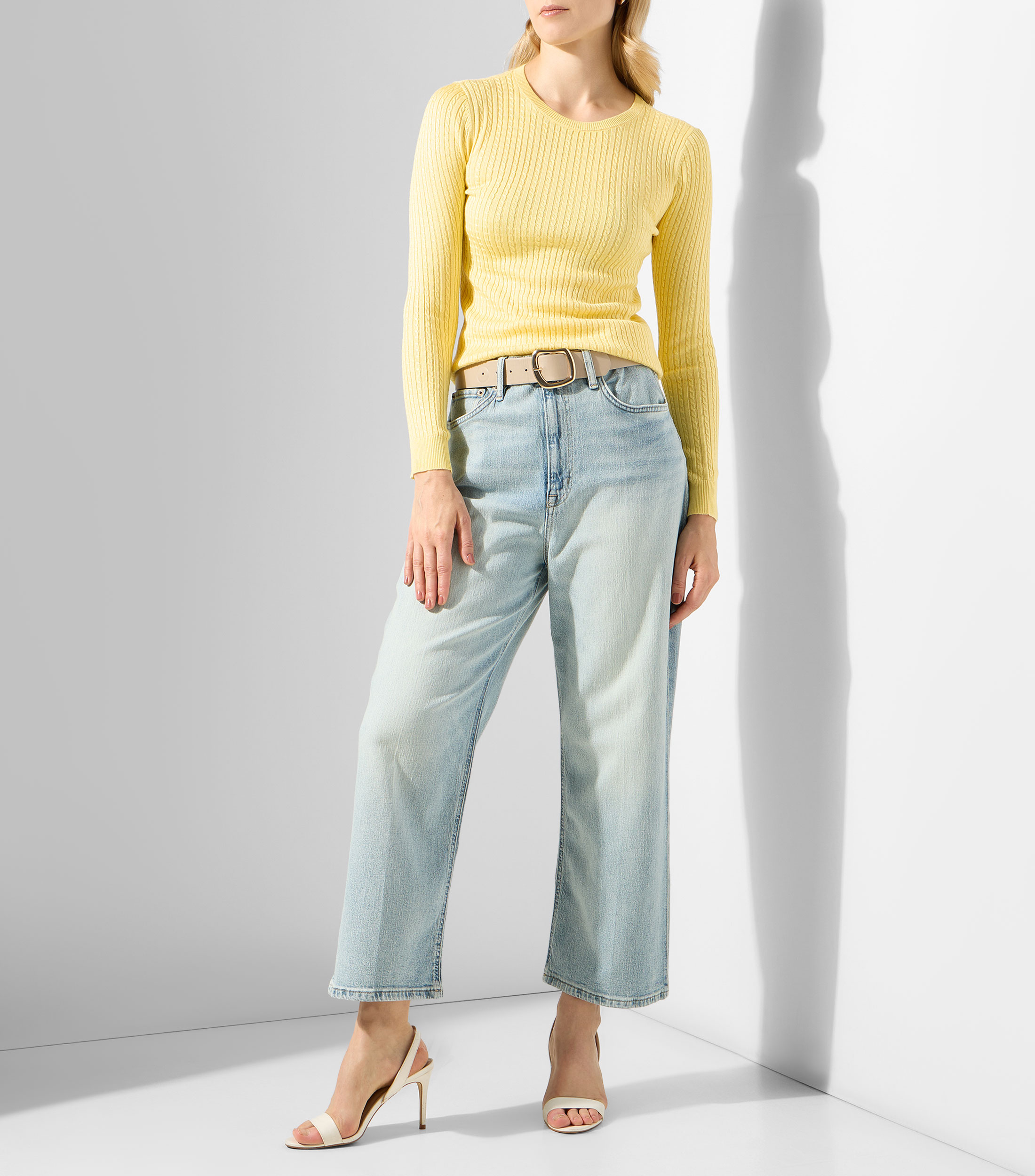Suéter cuello redondo Mujer