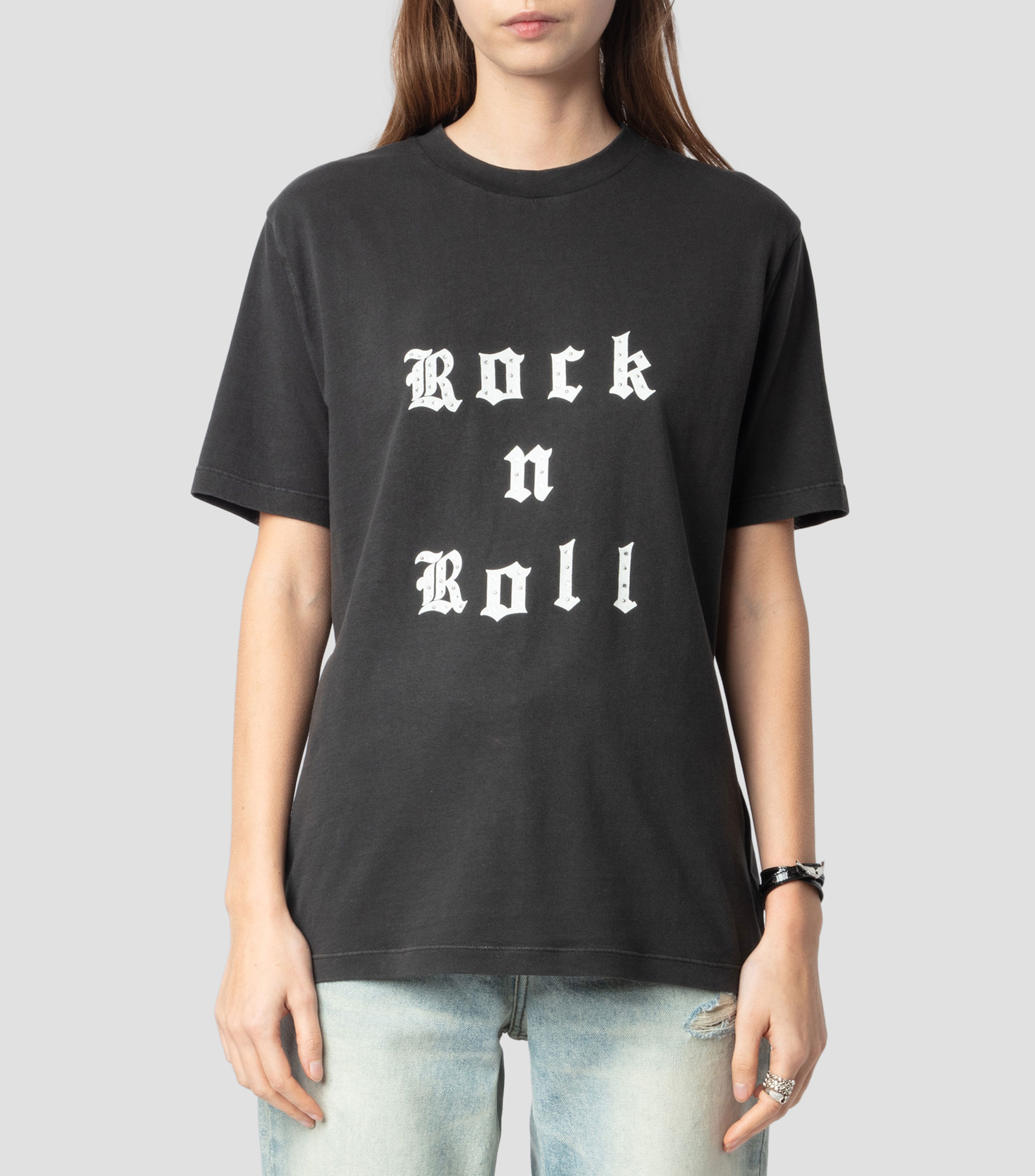 Playera de cuello redondo y manga corta Mujer