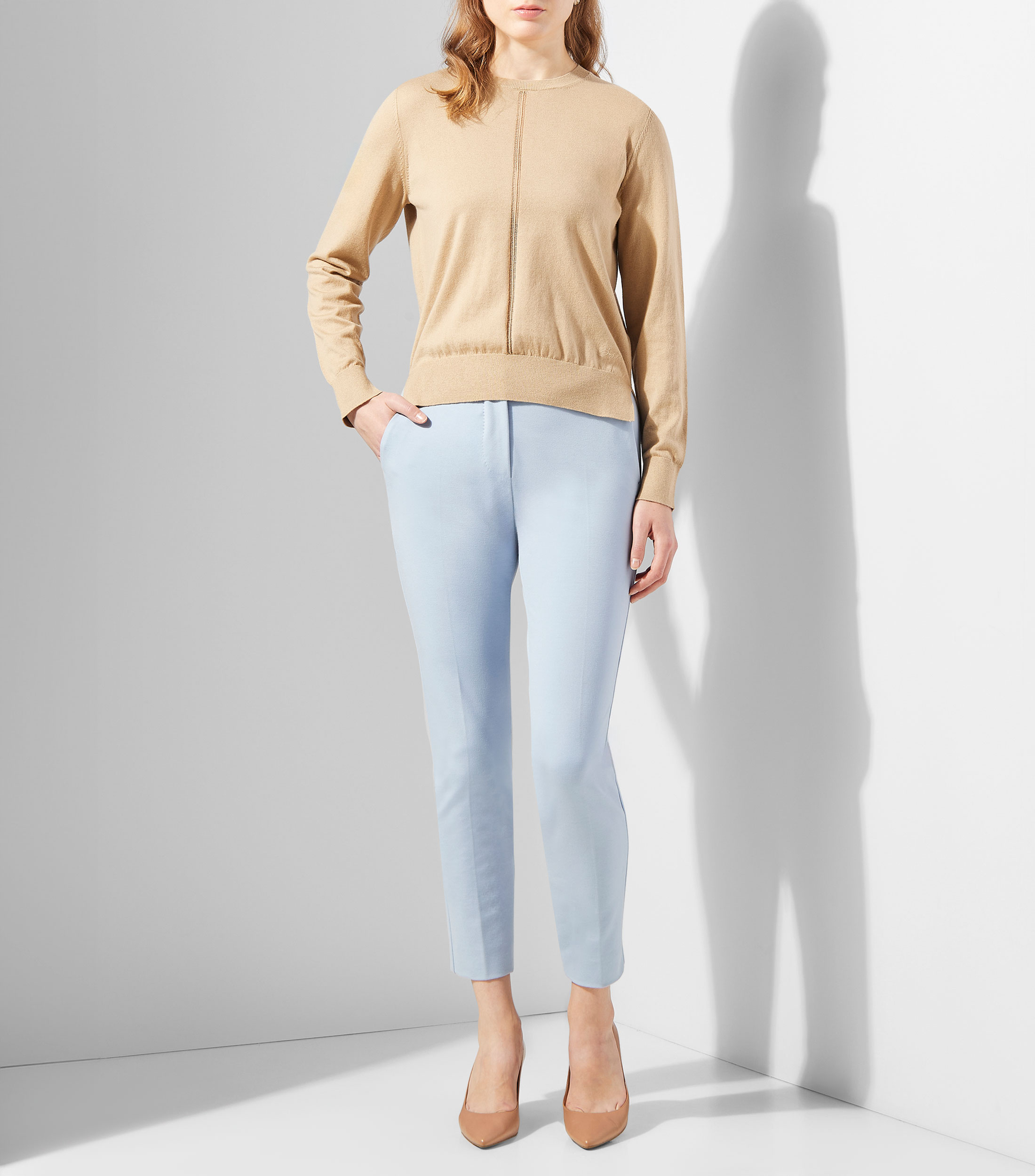 Suéter cuello redondo Mujer