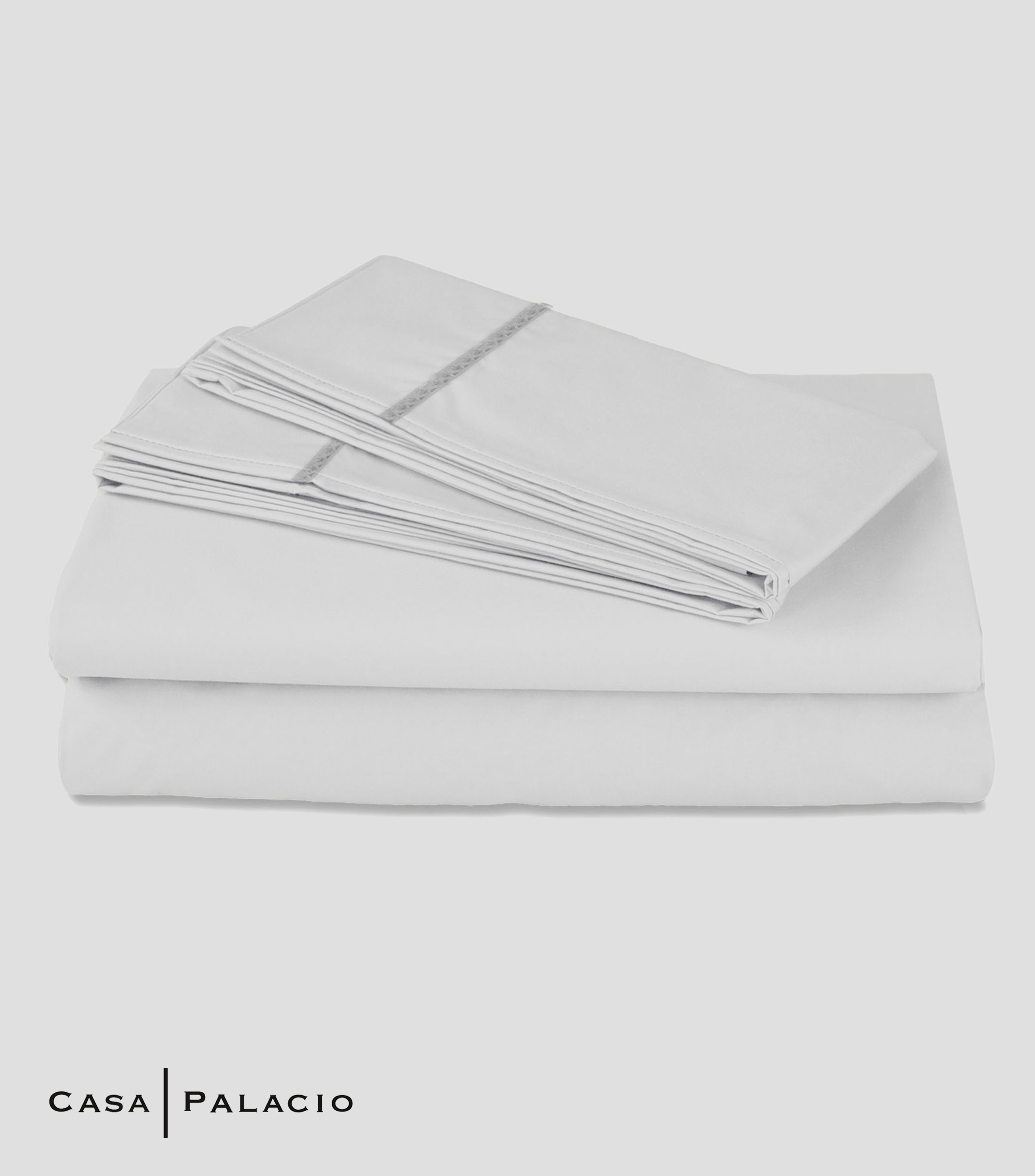 Juego de Sabanas Blancas Queen Size