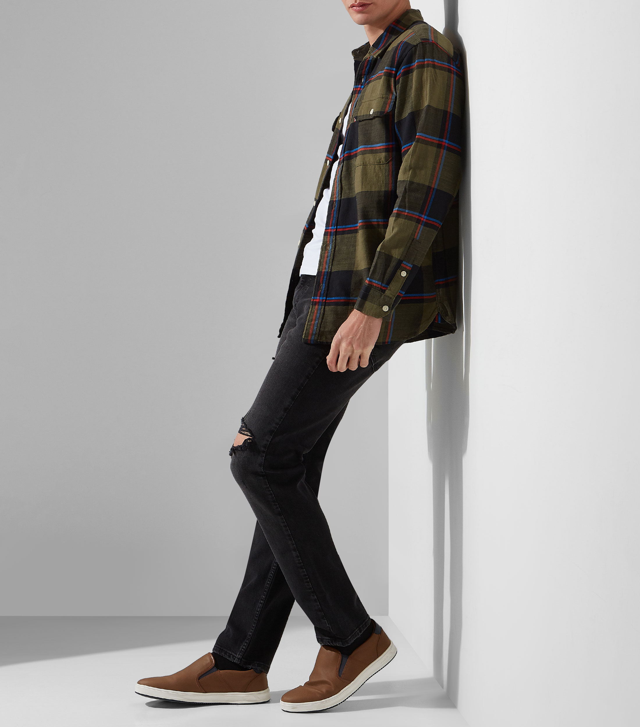 Jeans de corte Slim Hombre