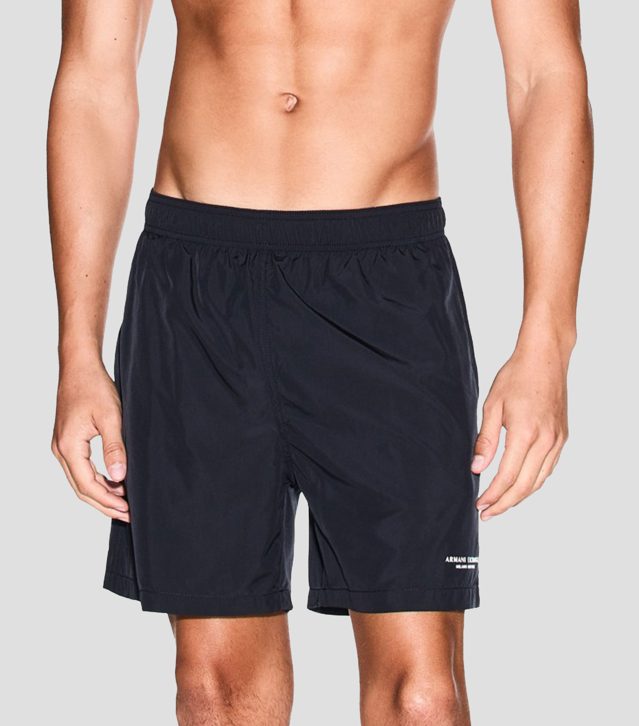 Traje de baño corto liso Hombre