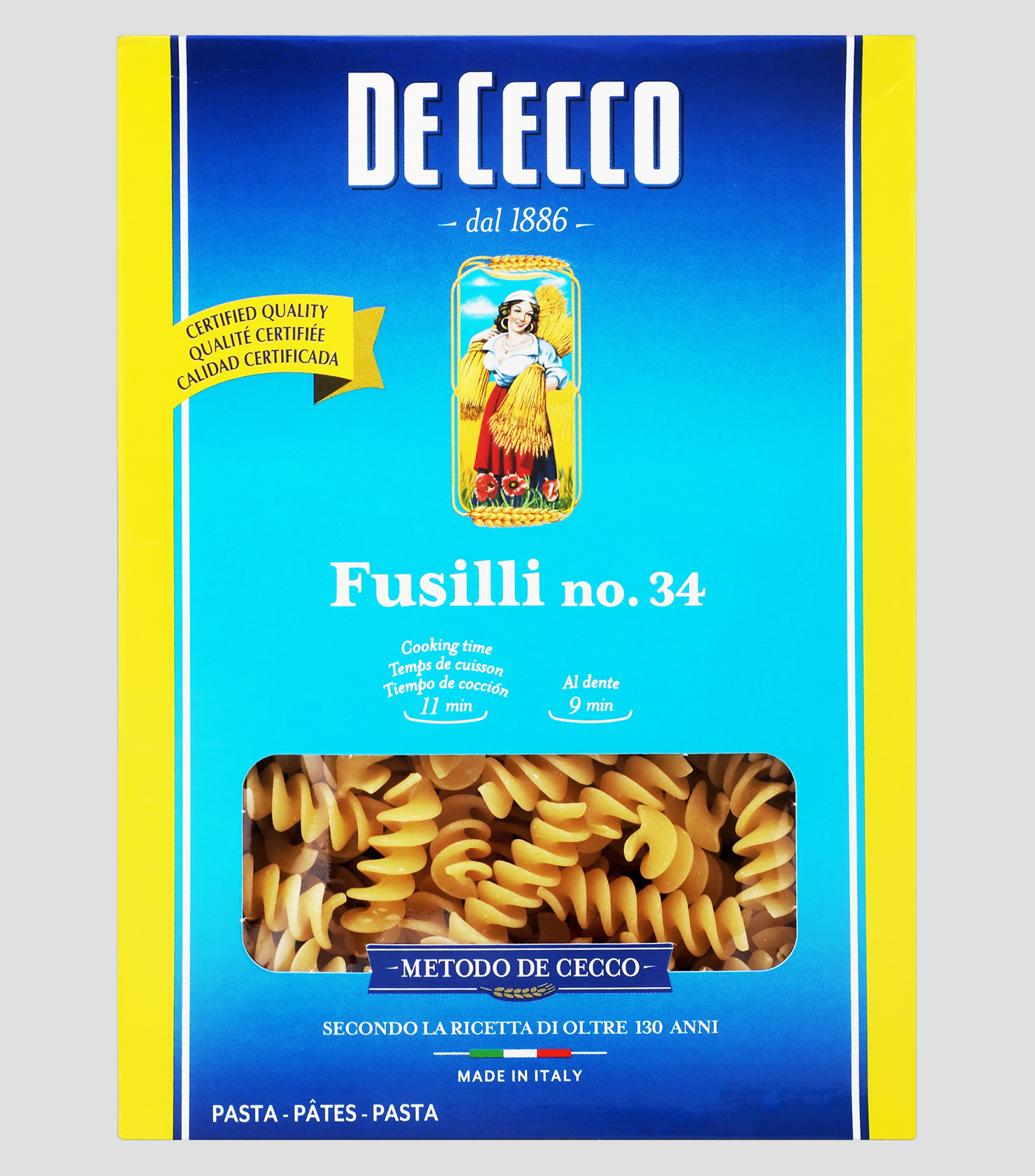 Pasta Fusilli No. 34, 454 g