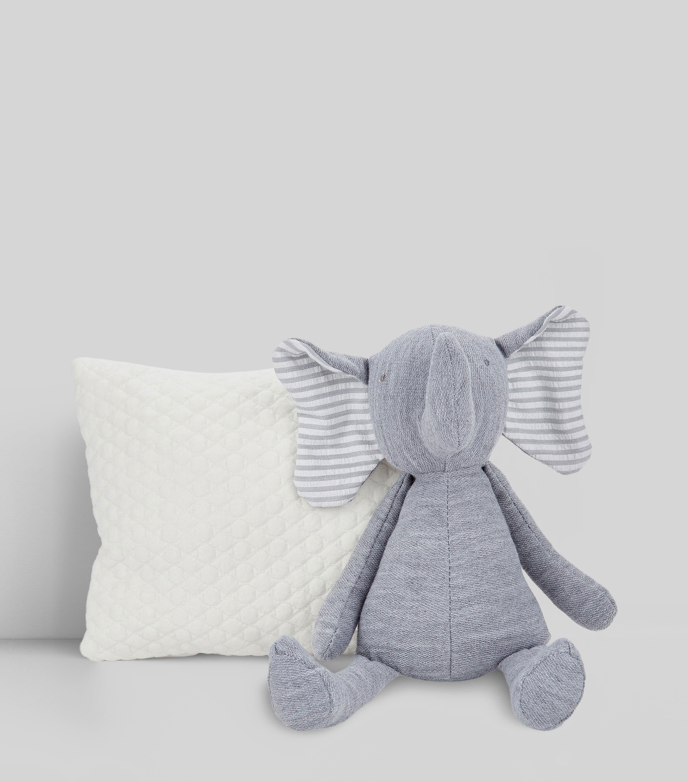 Set de Mini Almohada con Mono Apego Elefante 2 piezas Bebé