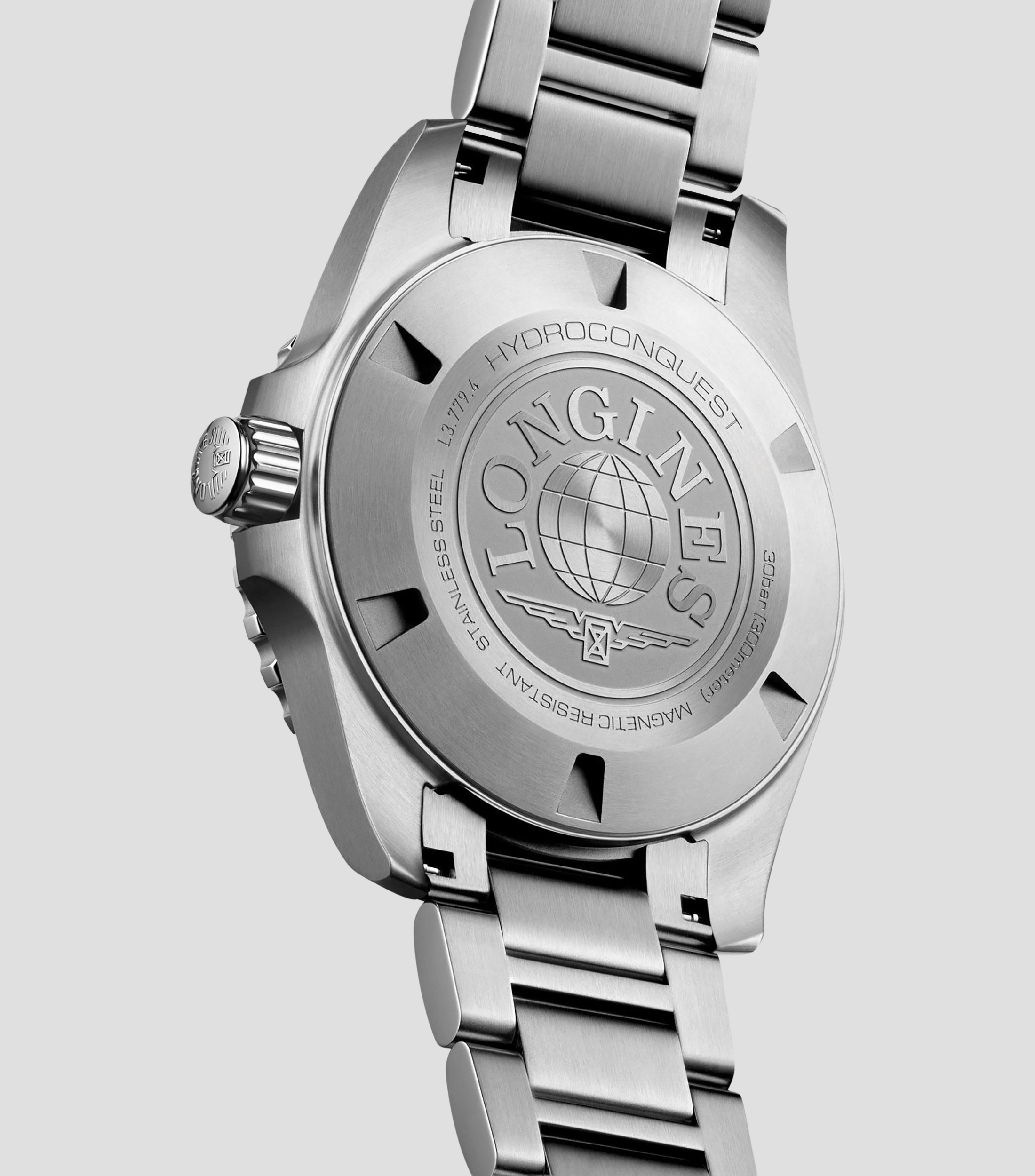 Reloj para Hombre Hydroconquest Deportivo Plateado