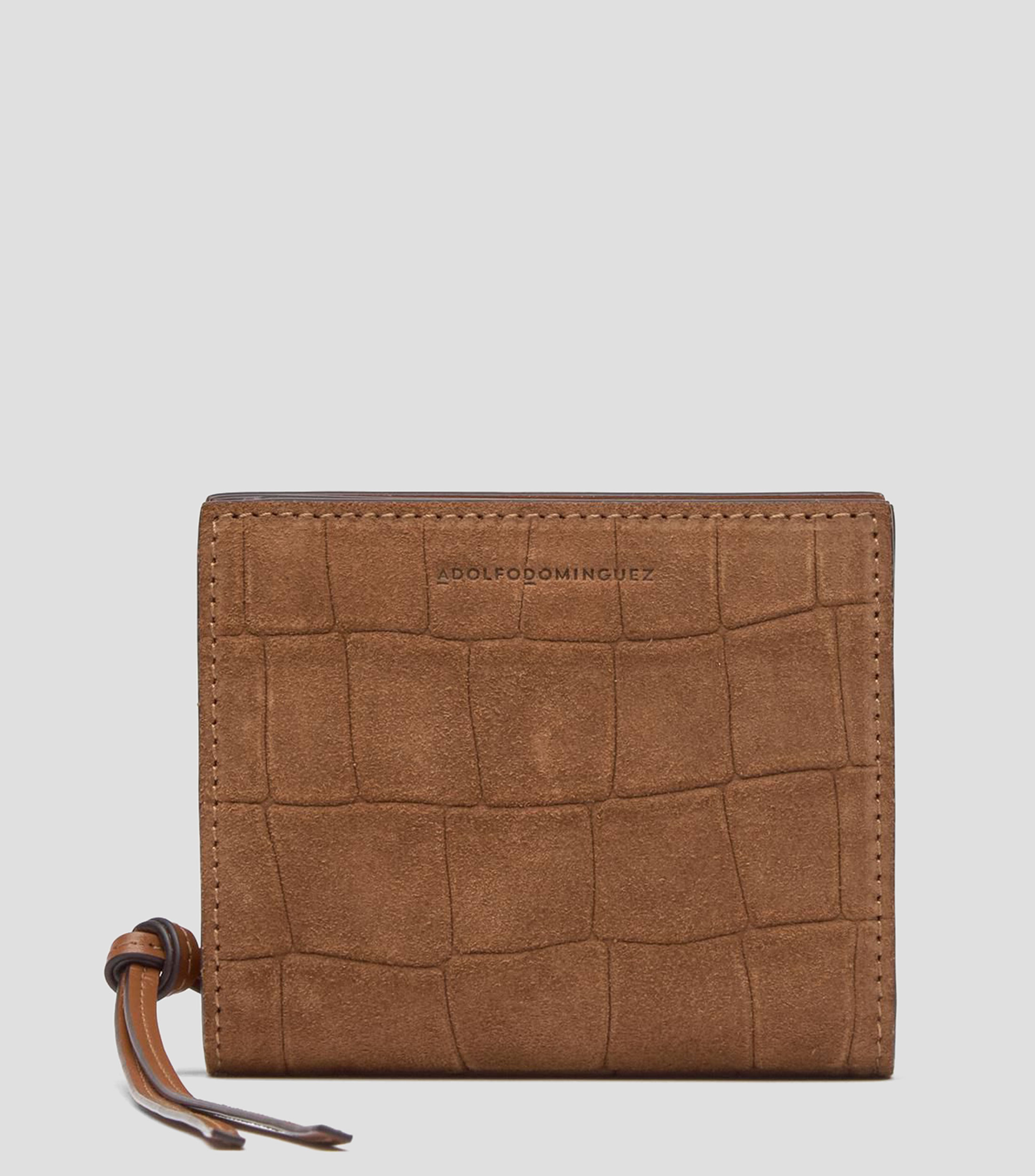 Cartera en piel liso Mujer