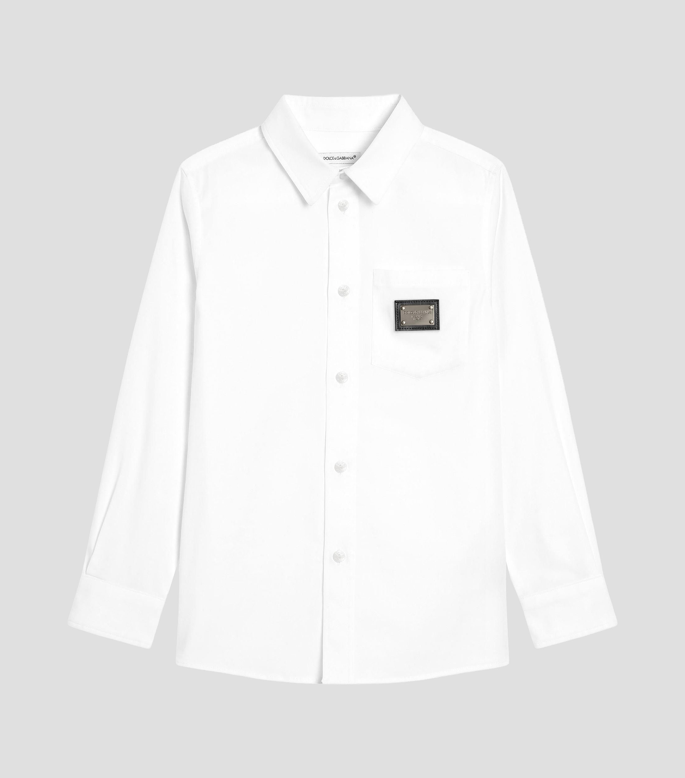 Camisa lisa manga larga Niño